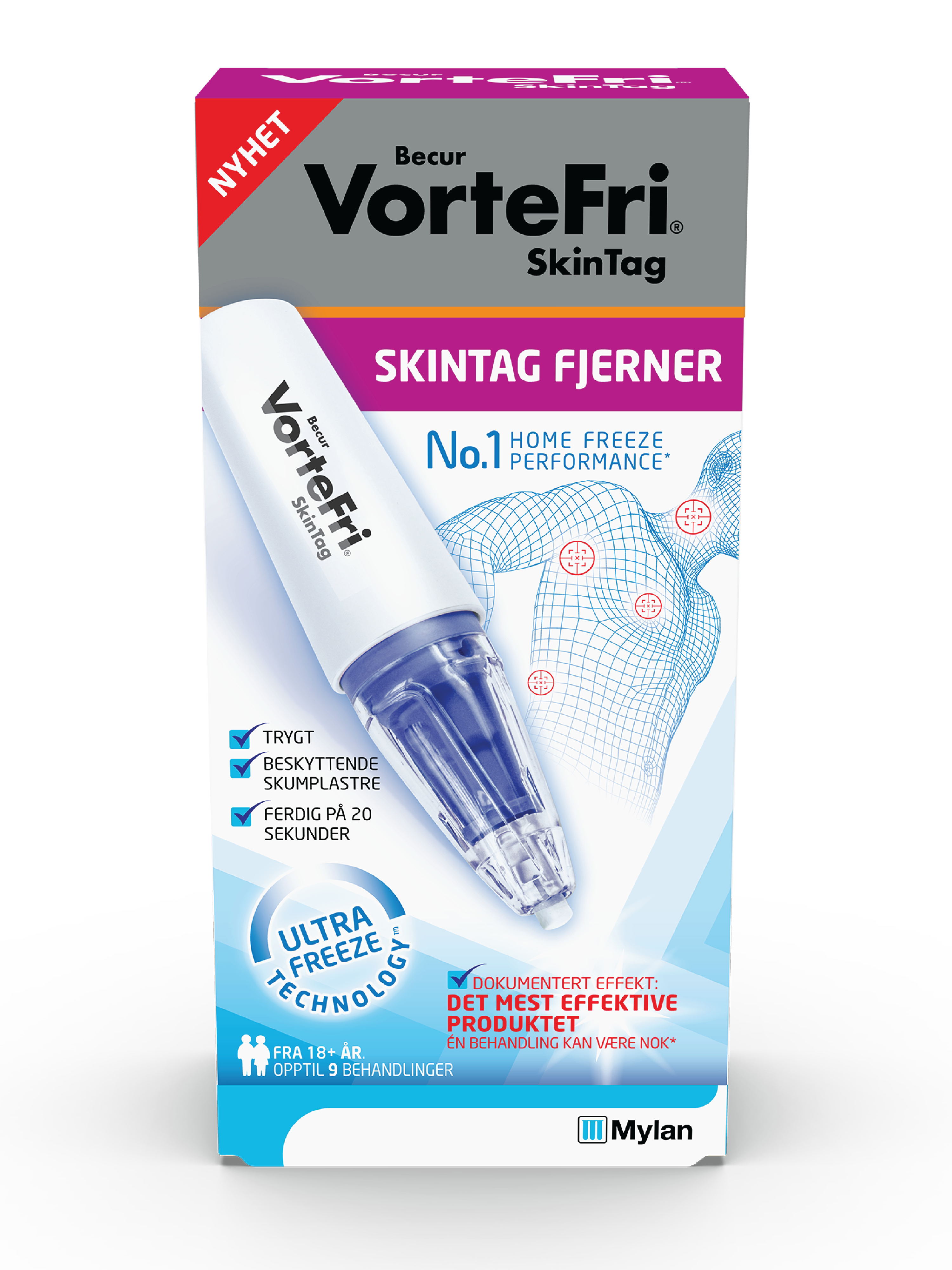 VorteFri Freeze Skintagfjerner, 14,3 gram