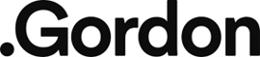 Gordon logo i svart og hvitt