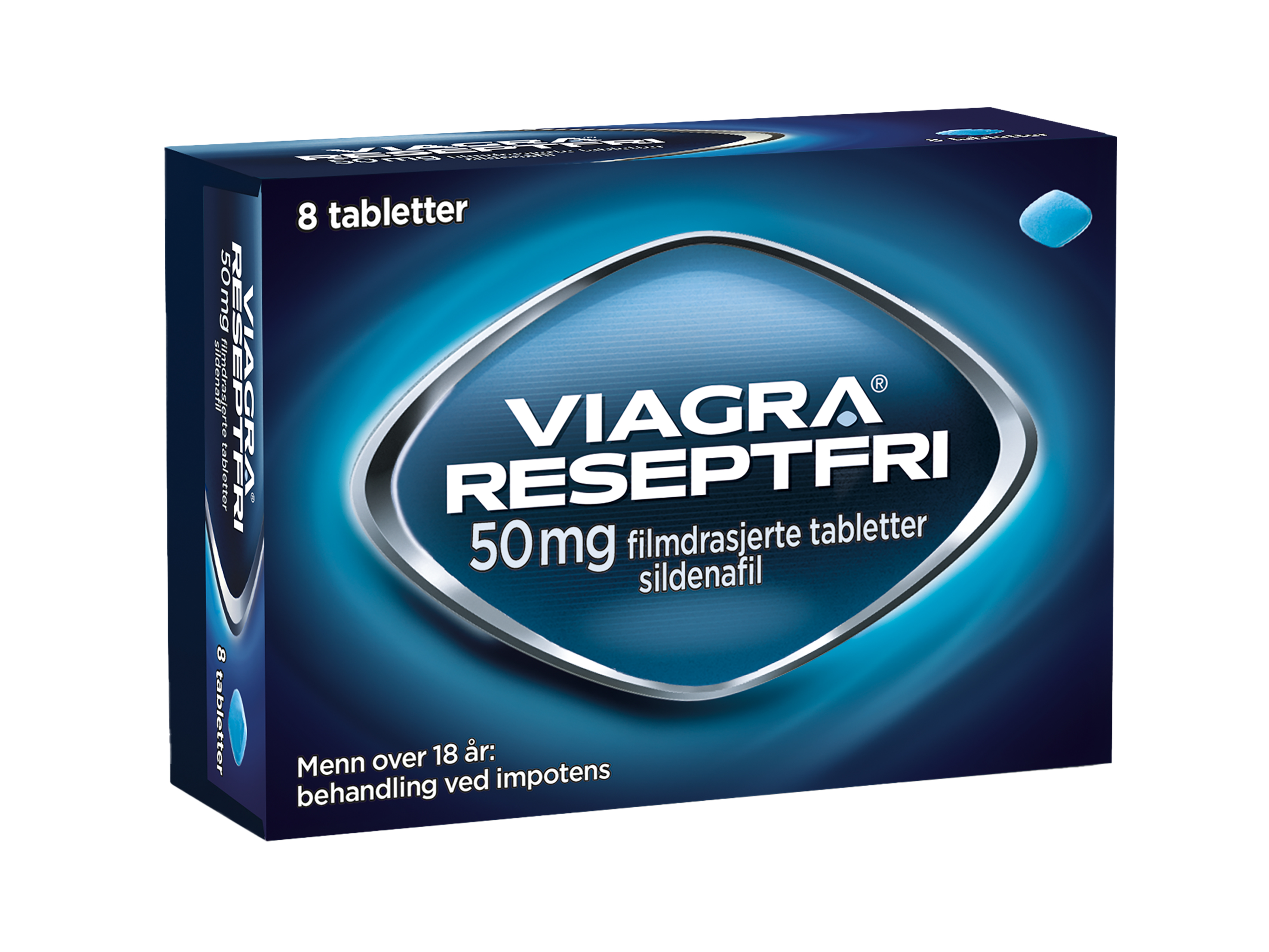 Viagra Reseptfri, 50 mg, 8 tabletter