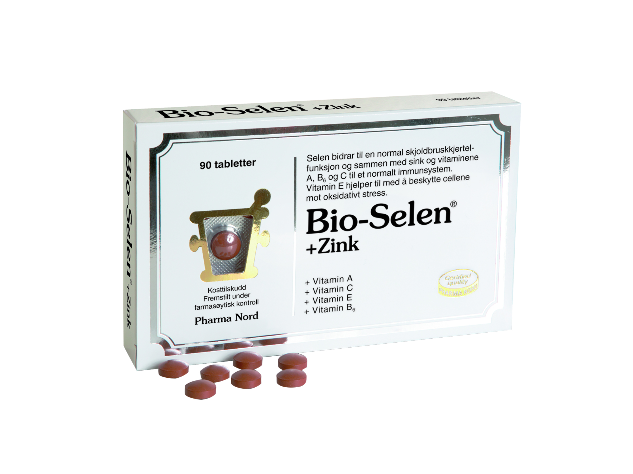 Bio-selen+sink, 90 tabletter