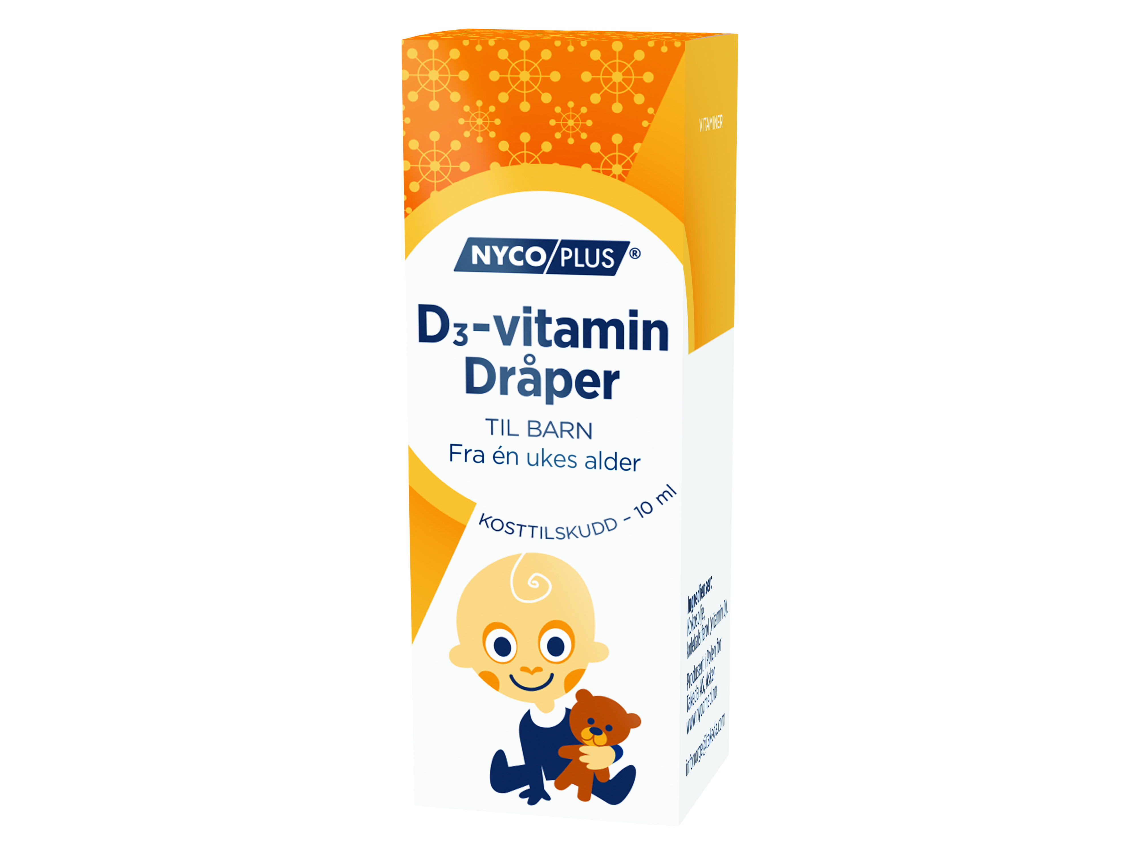 D-vitamin Dråper, 10 ml