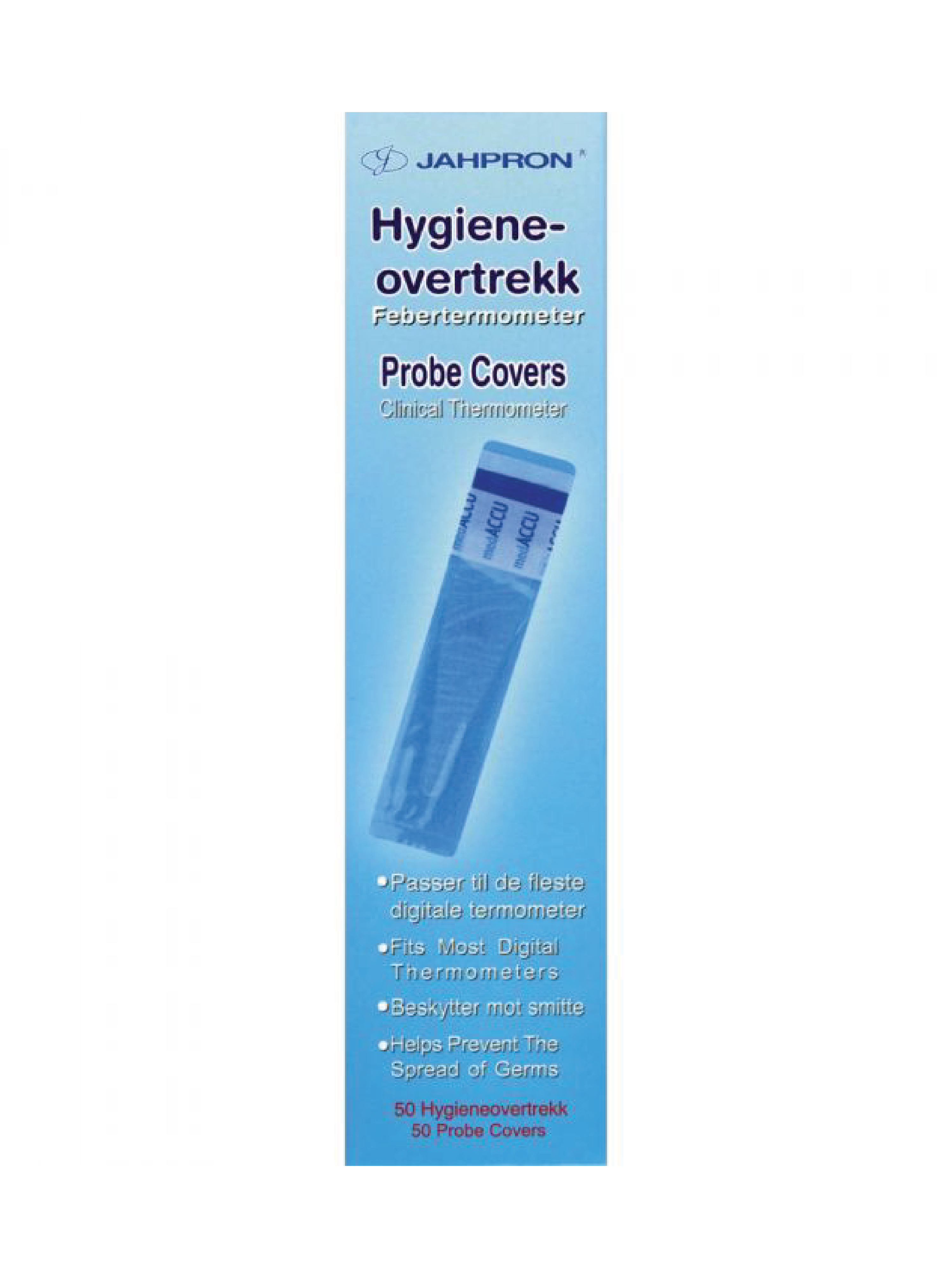 Hygieneovertrekk Digitalt Termometer, 50 stk.