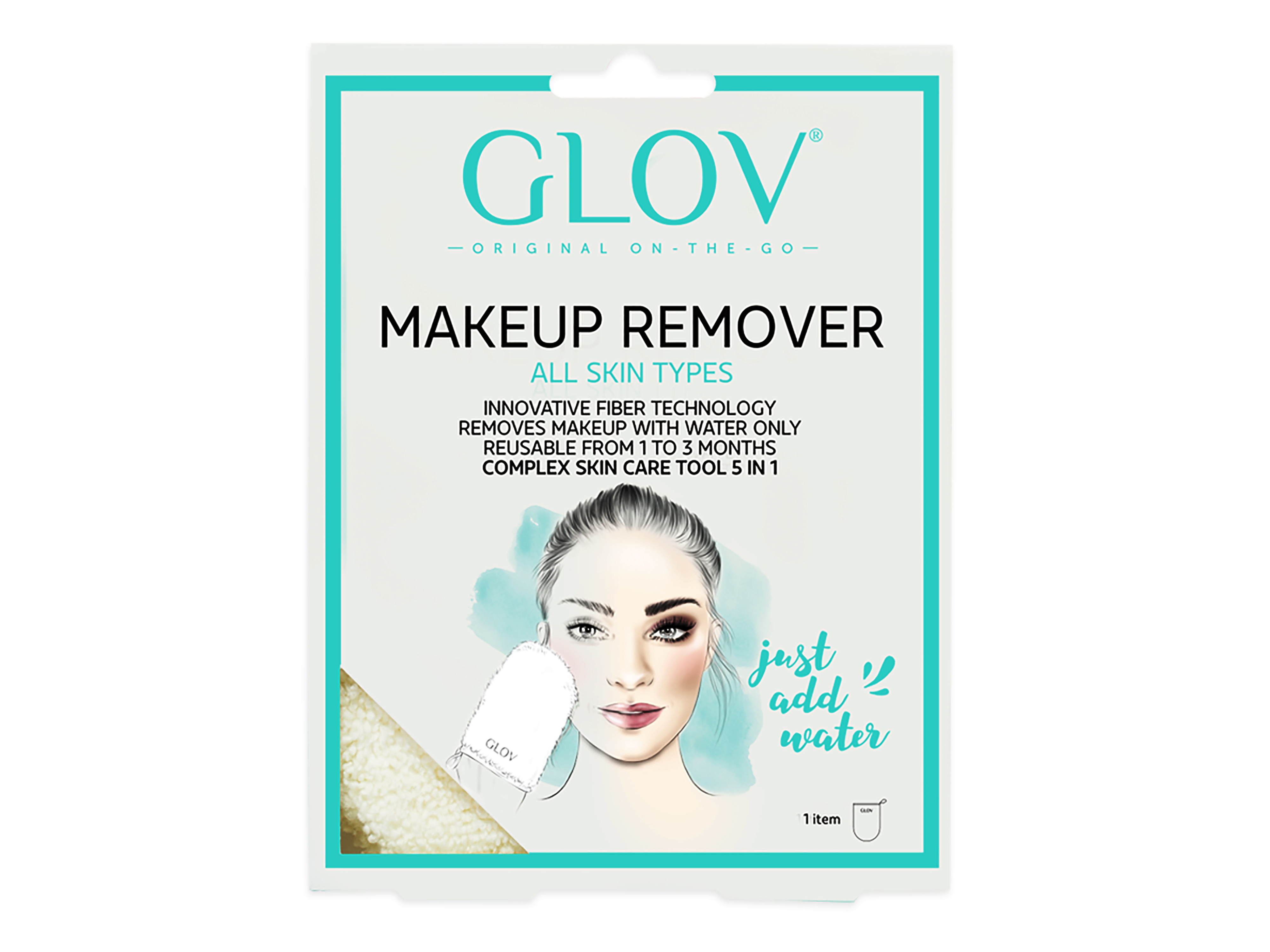 On-The-Go Makeup Remover, 1 stk