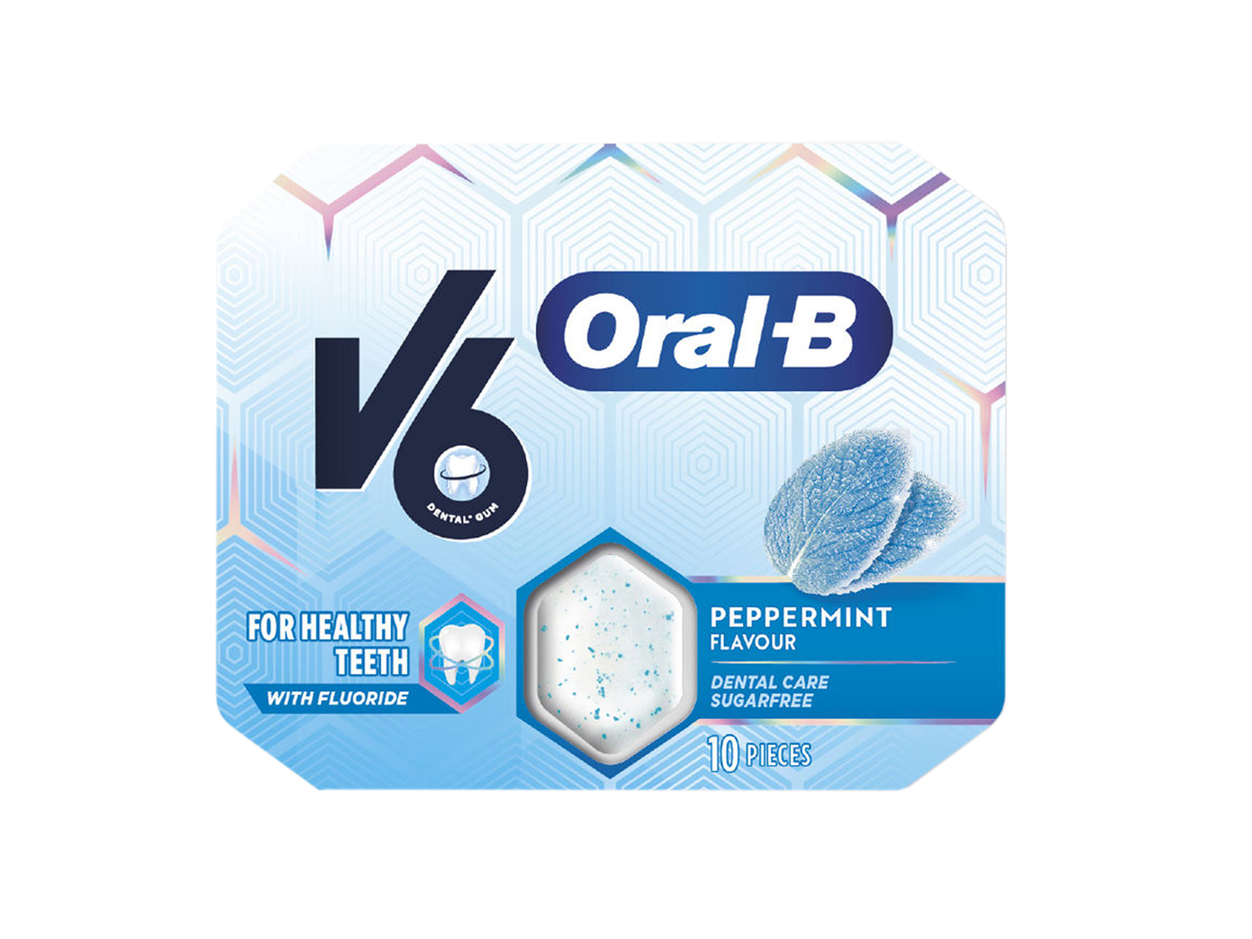 Oral-B Tyggegummi Peppermint, 10 stk.