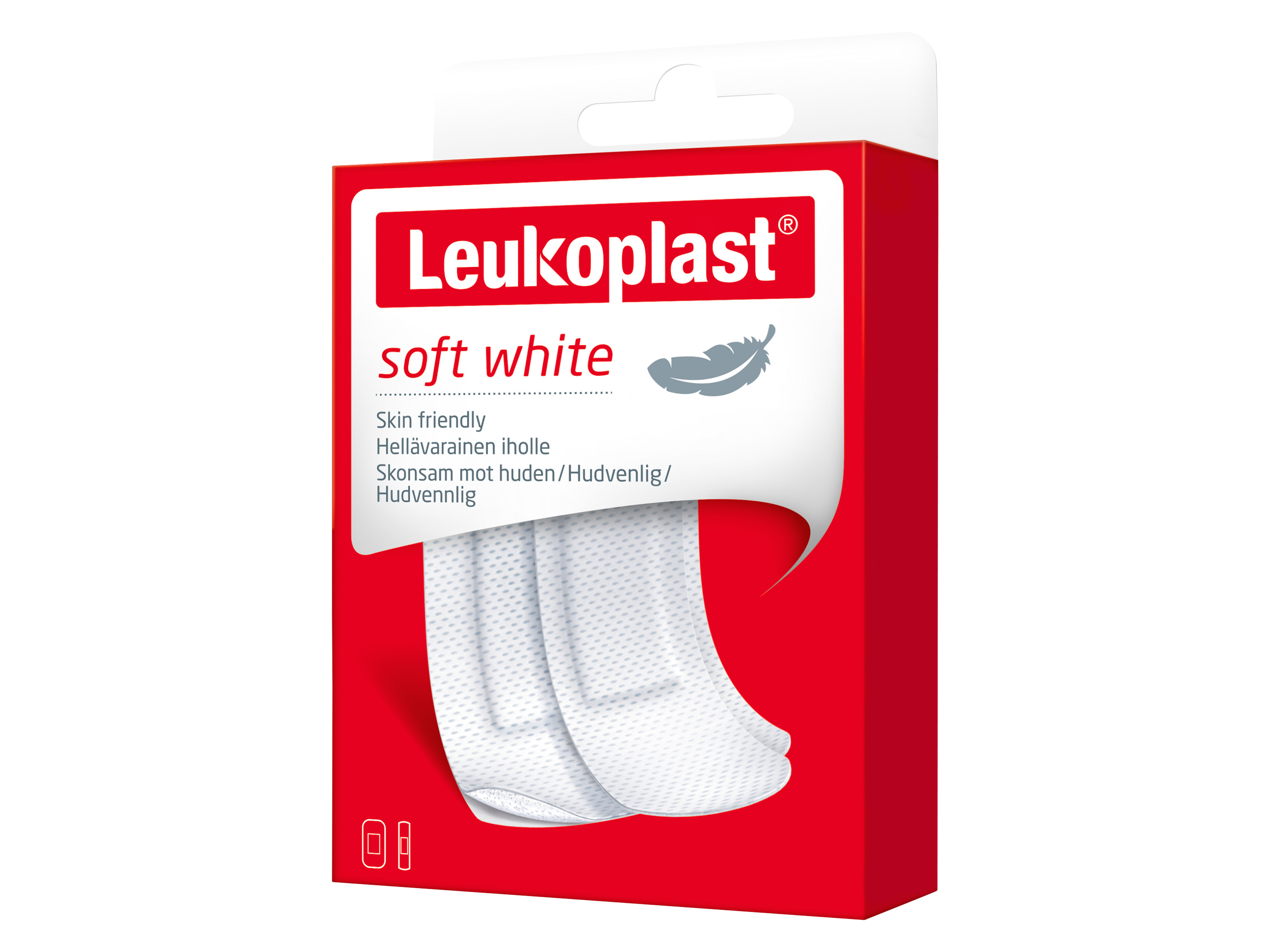 Soft White plasterstrips, 20 stk.