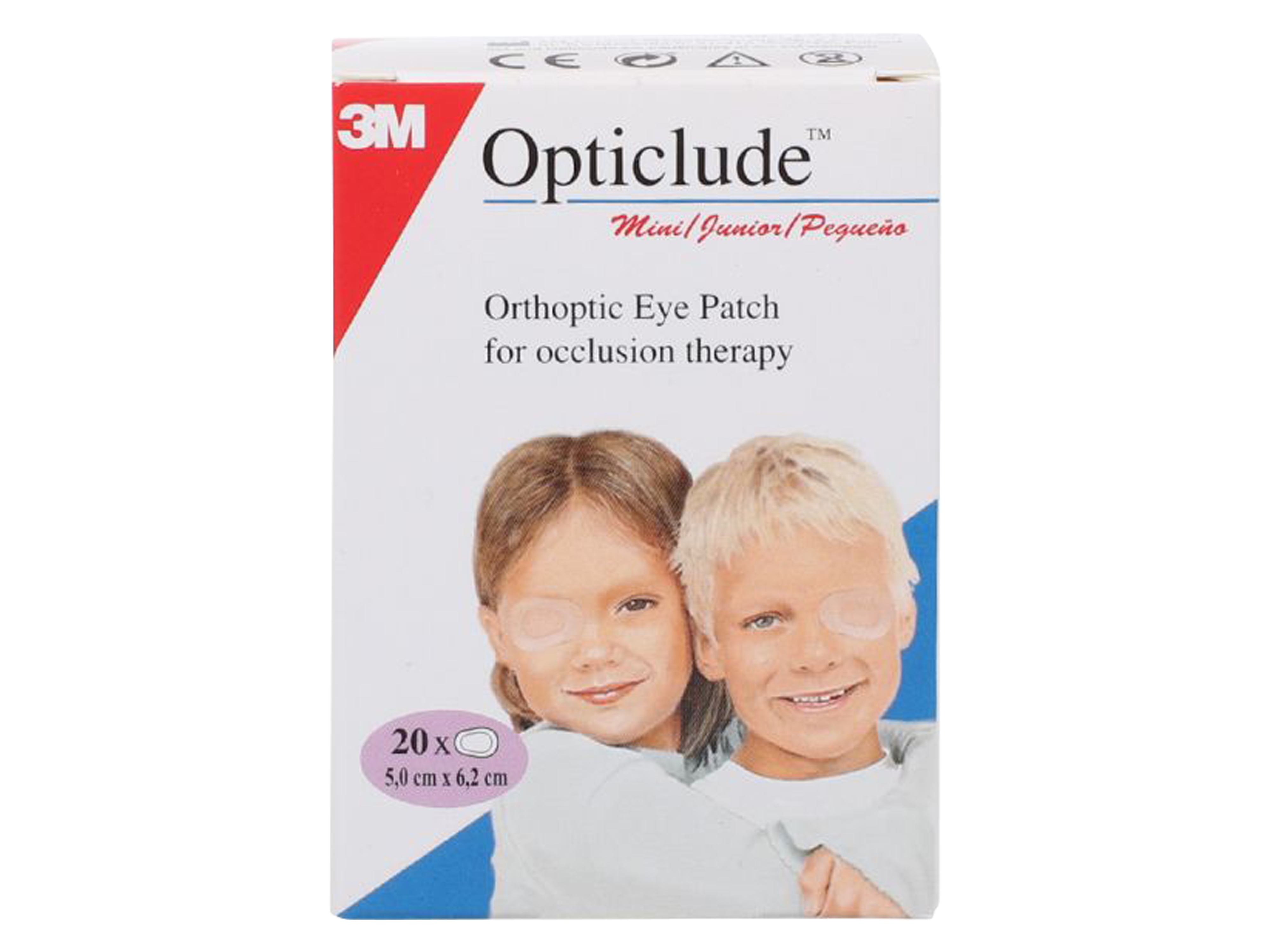 3M Opticlude Øyelapp, Mini, 20 stk.