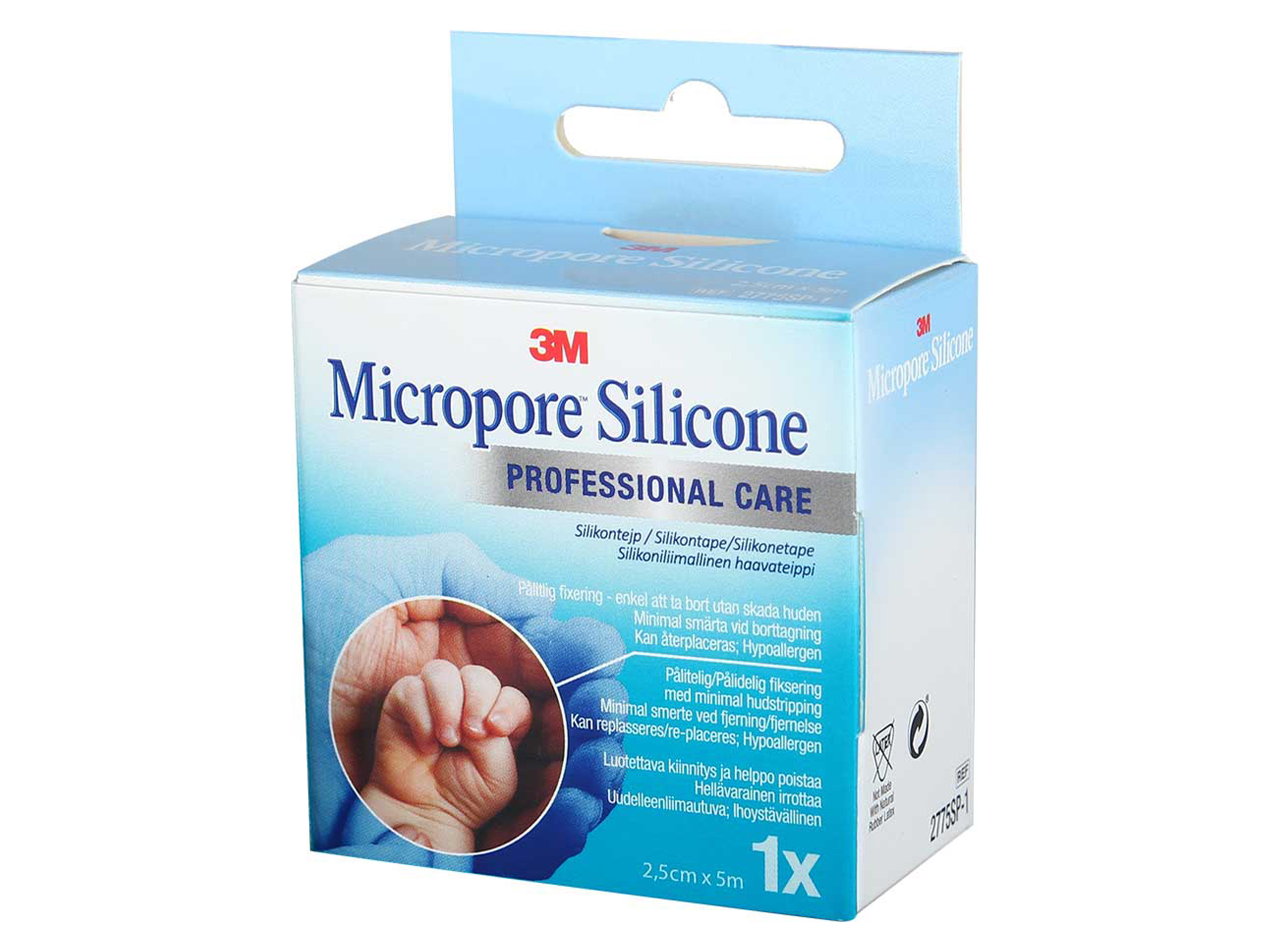 3M Silikontape 2,5cm, 1 rull à 5 m