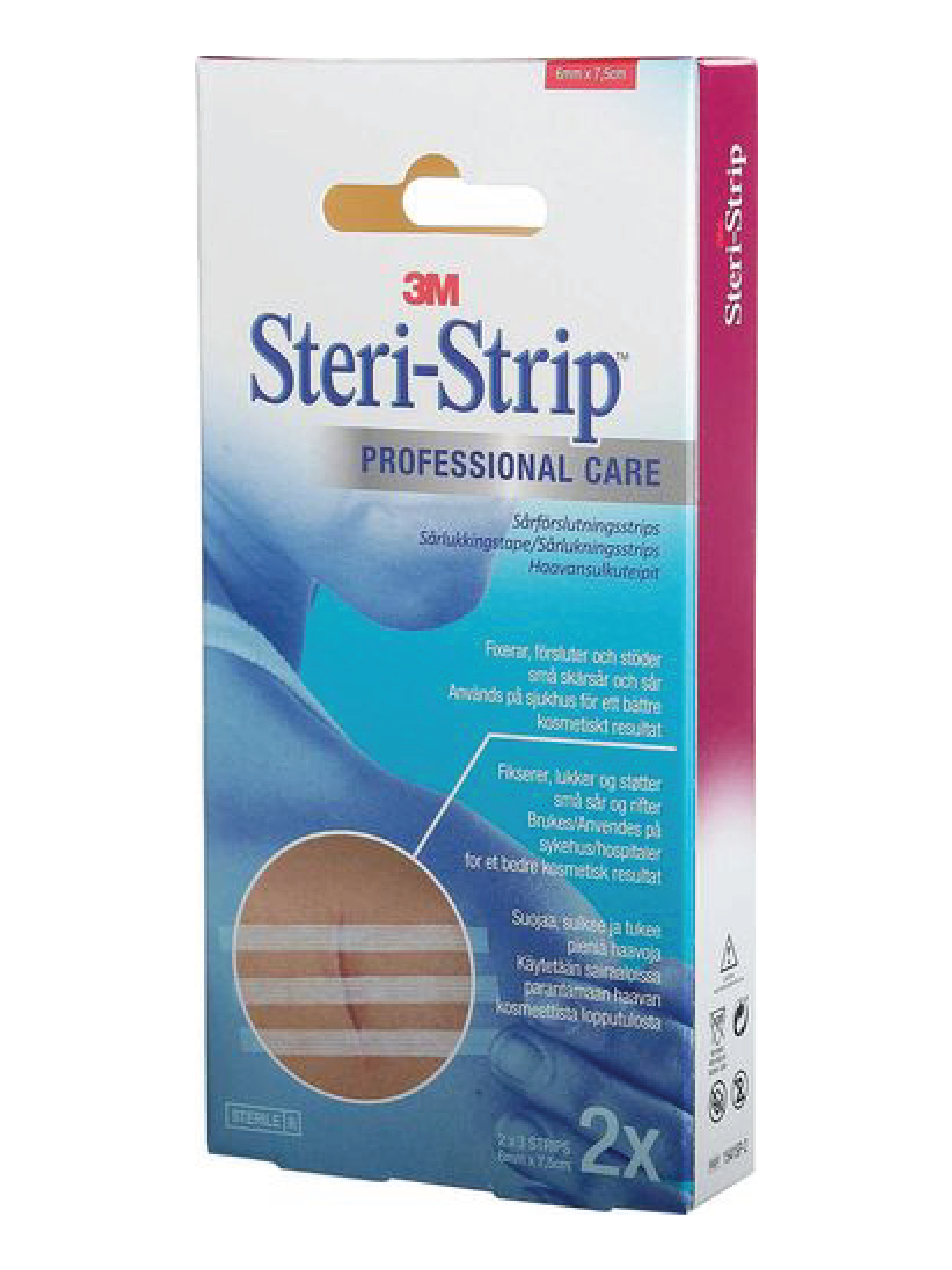 3M Steri-Strip Sårlukkingstape, 2x3 strips