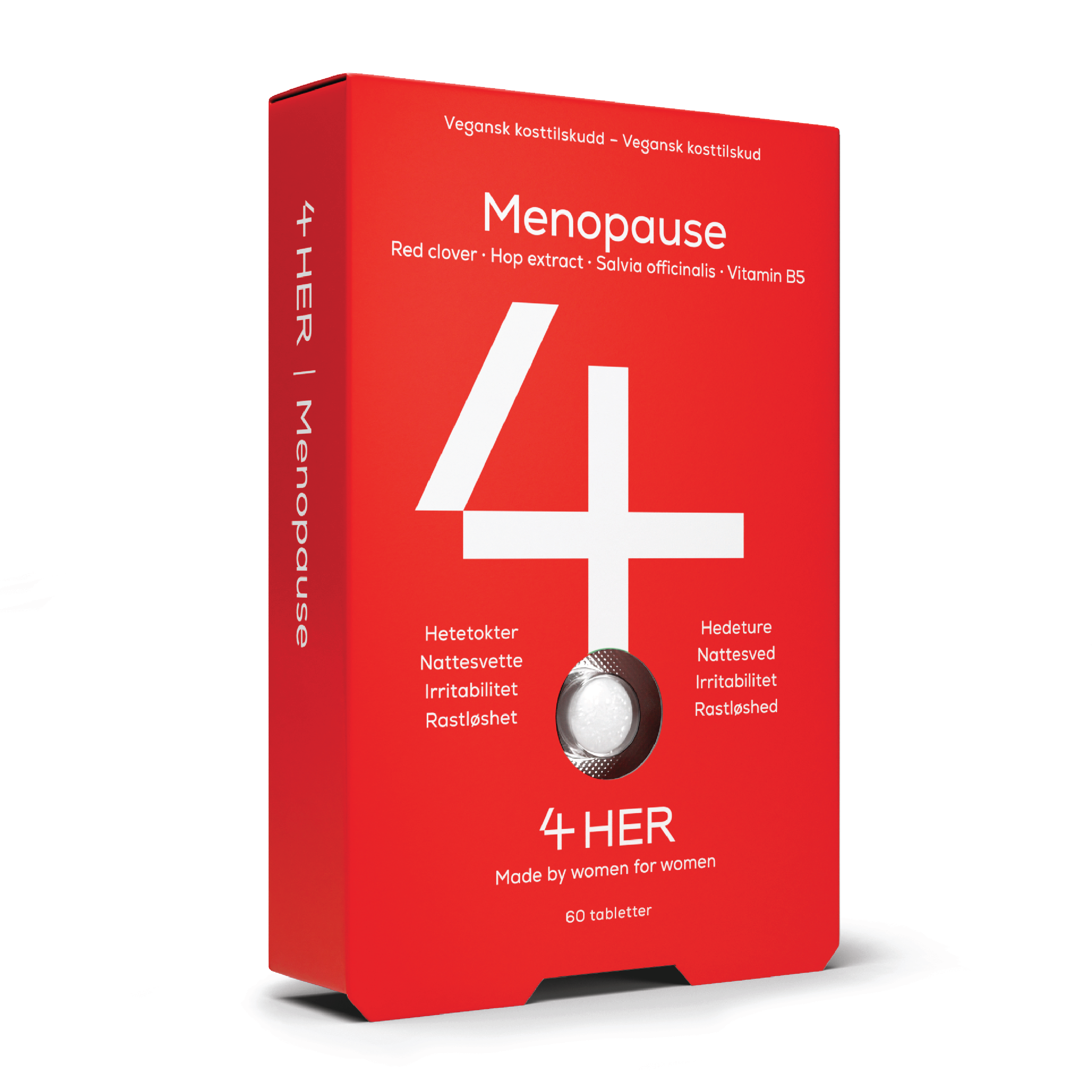 4 HER Menopause tabletter, 60 stk.