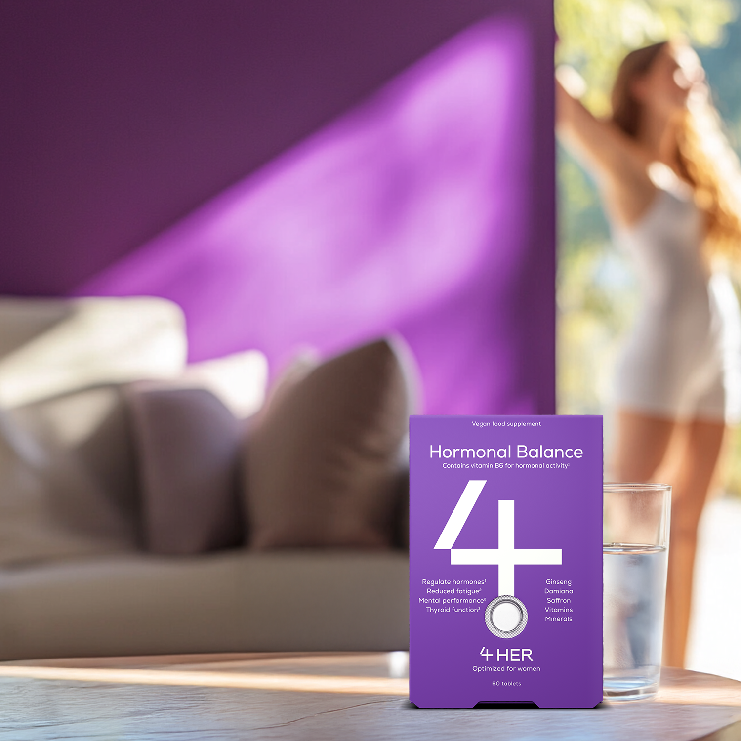 4HER Hormonal Balance tabletter, 60 stk.