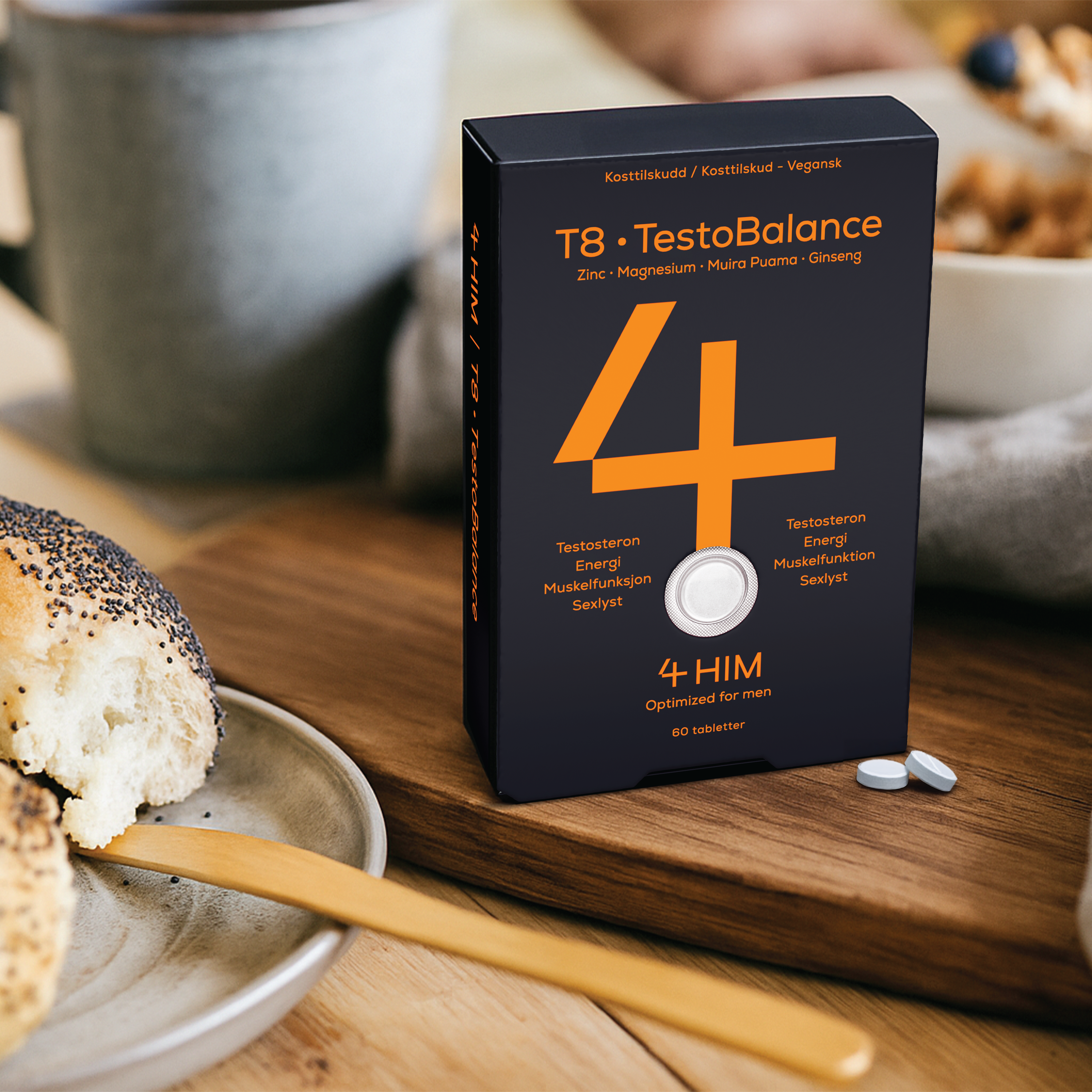 4HIM TestoBalance tabletter, 60 stk.