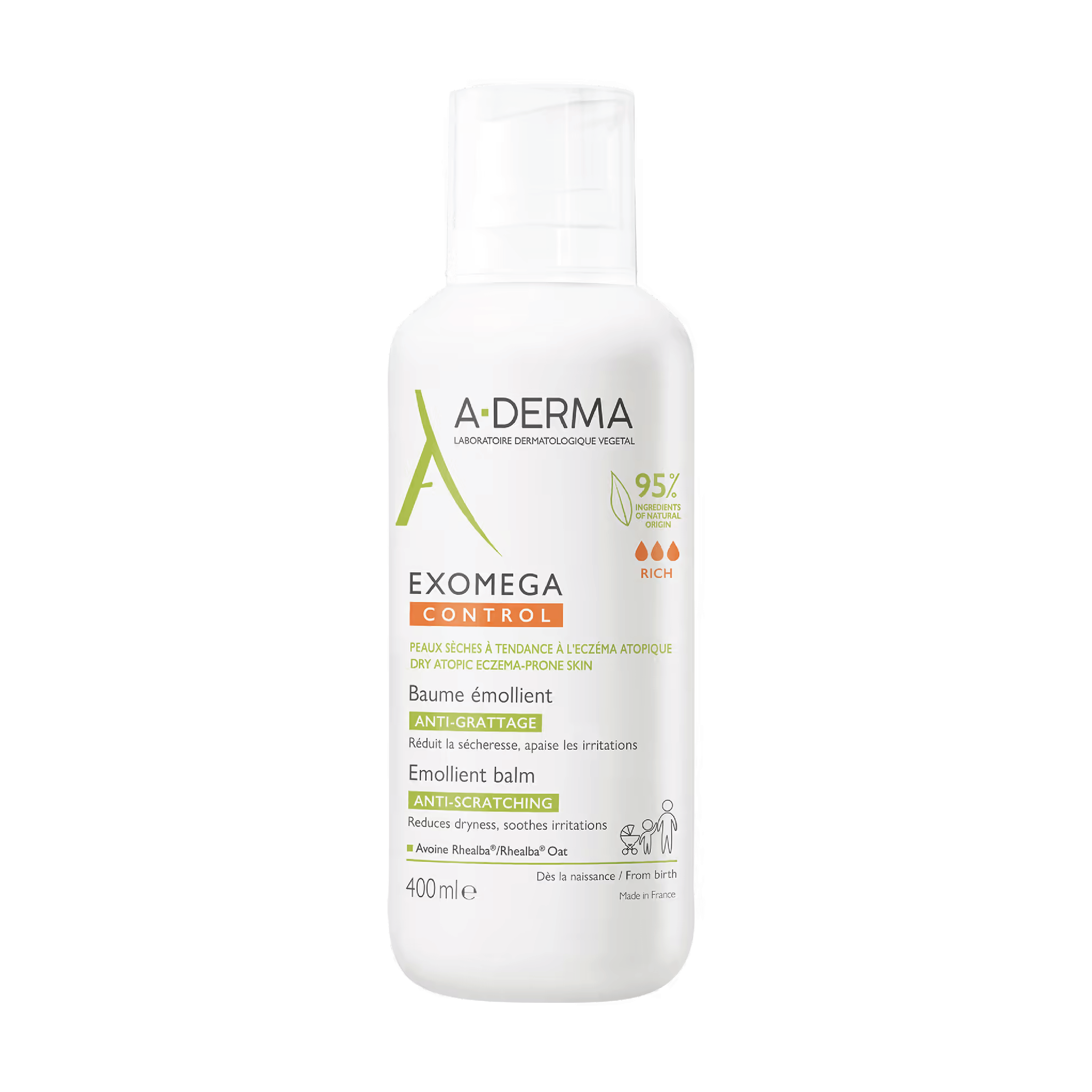 A-Derma Exomega Control Balm, 400 ml