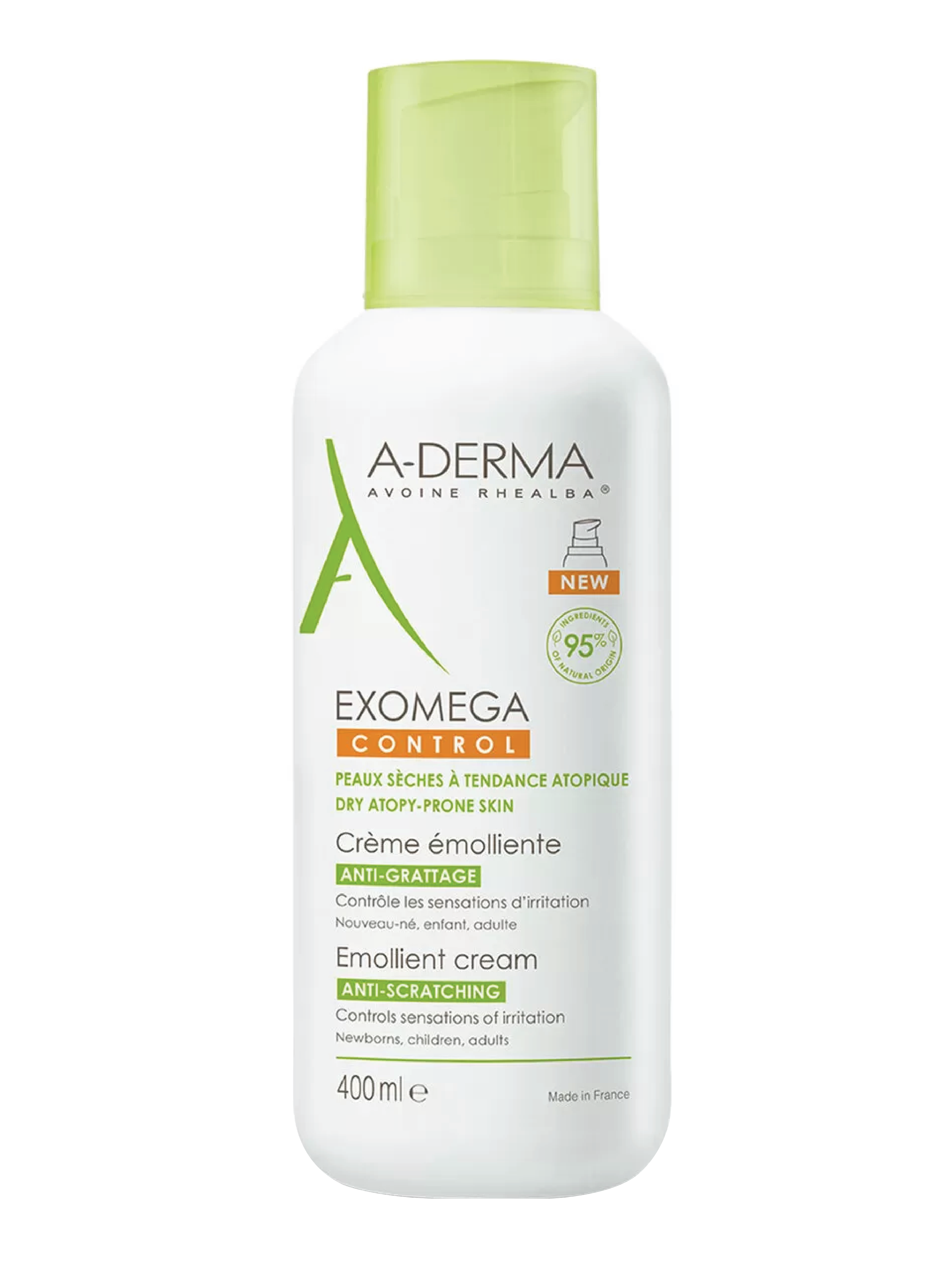 A-Derma Exomega Control Cream, 400 ml