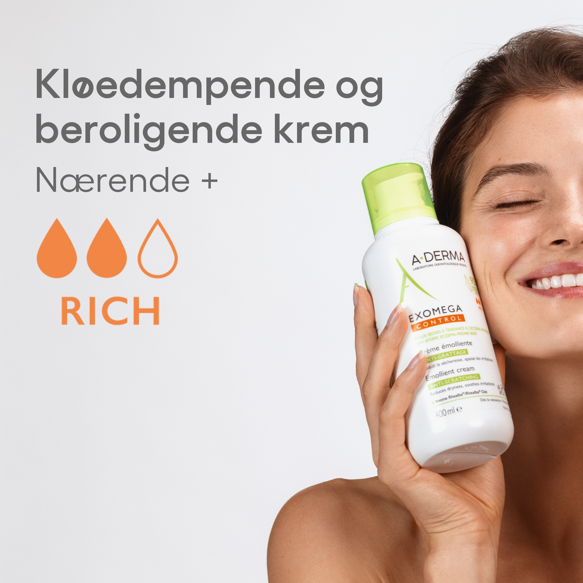 A-Derma Exomega Control Cream, 400 ml