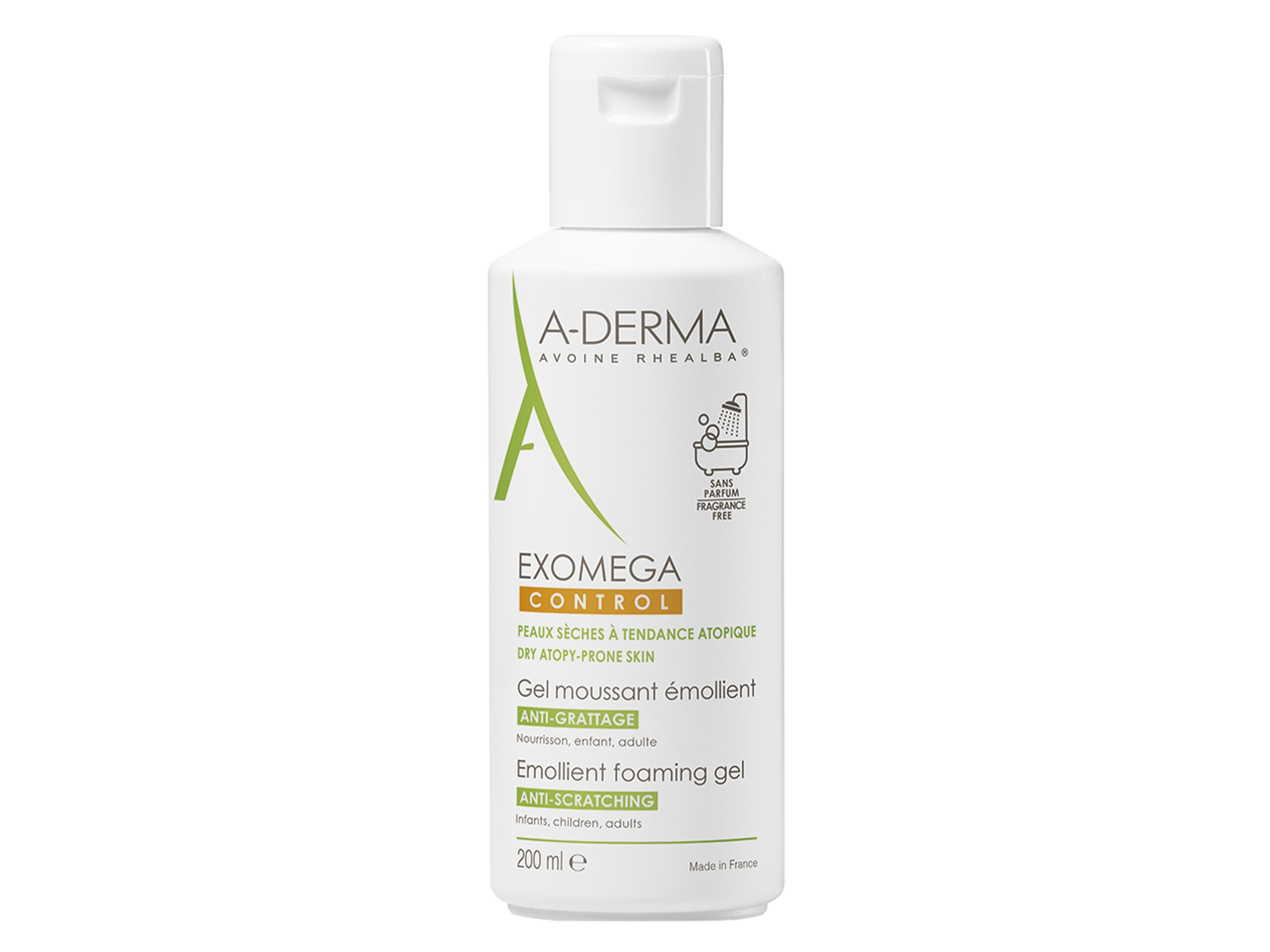 A-Derma Exomega Control Foaming Gel, 200 ml