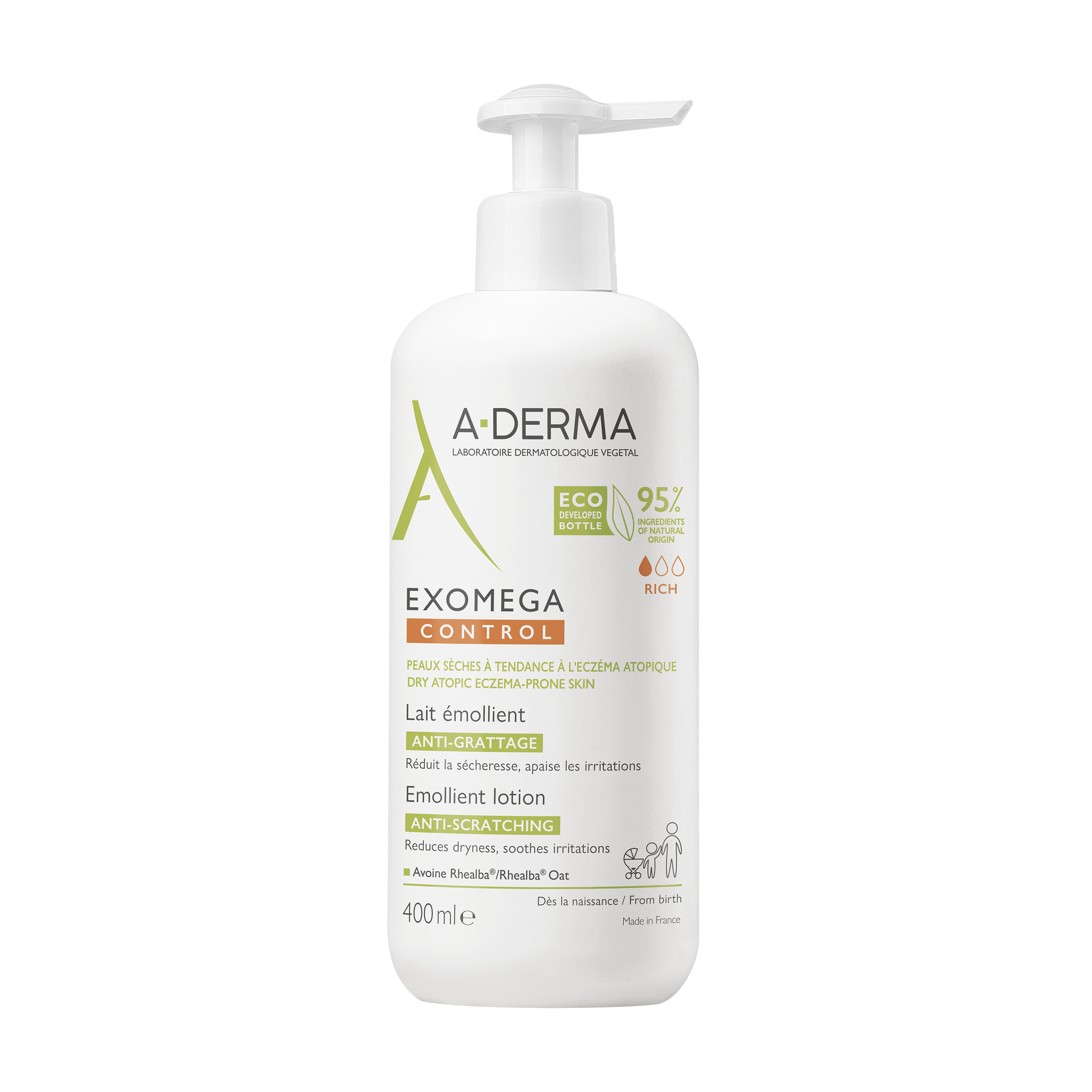 A-Derma Exomega Control Lotion, 400 ml