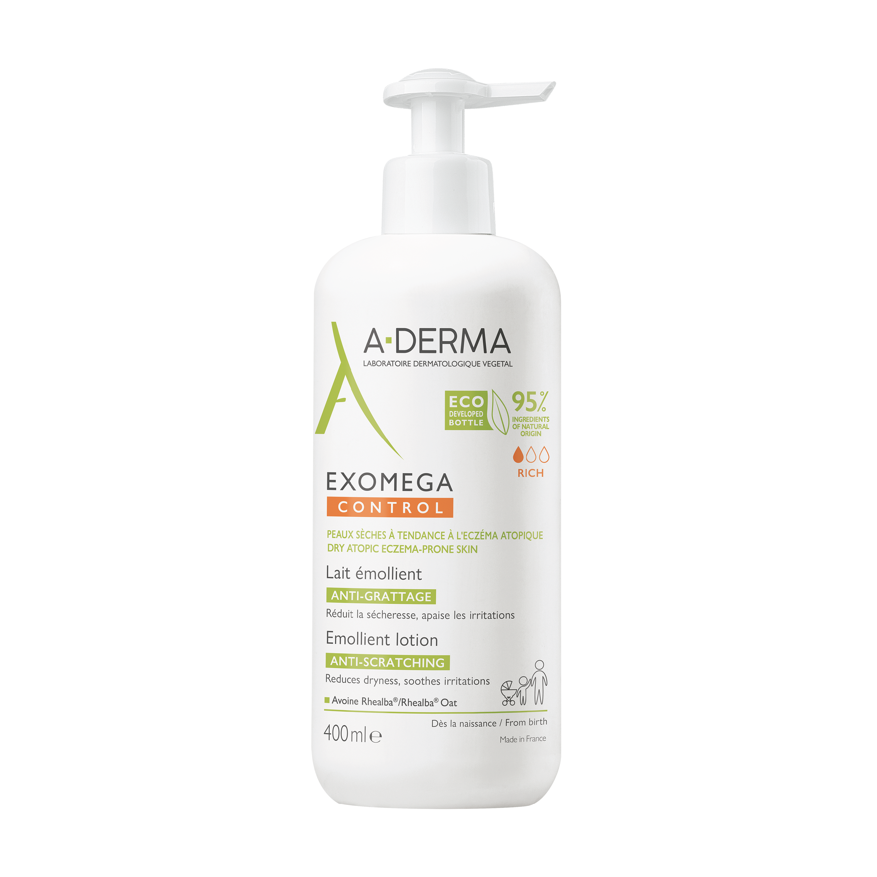 A-Derma Exomega Control Lotion, 400 ml