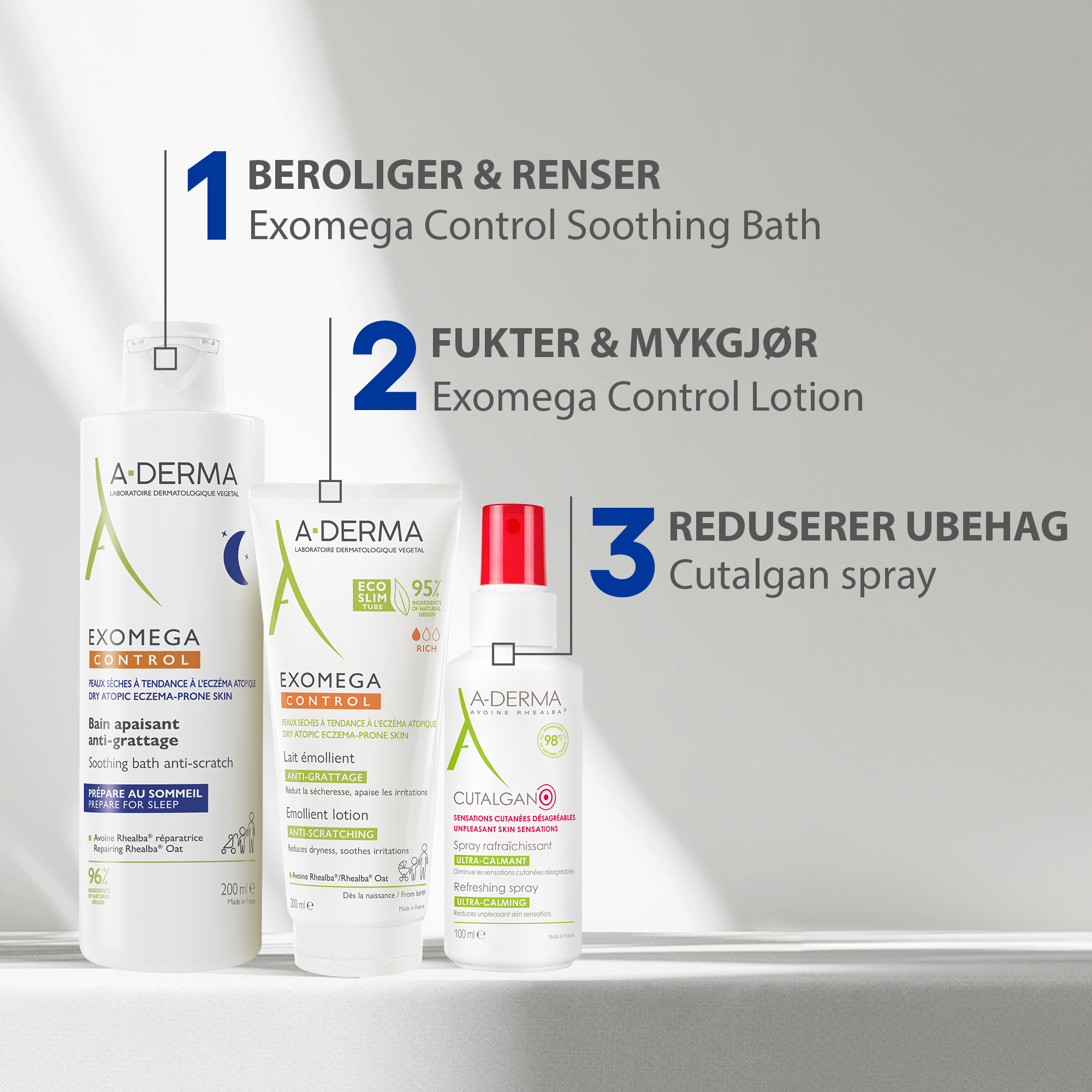 A-Derma Exomega Control Soothing Bath, 200 ml