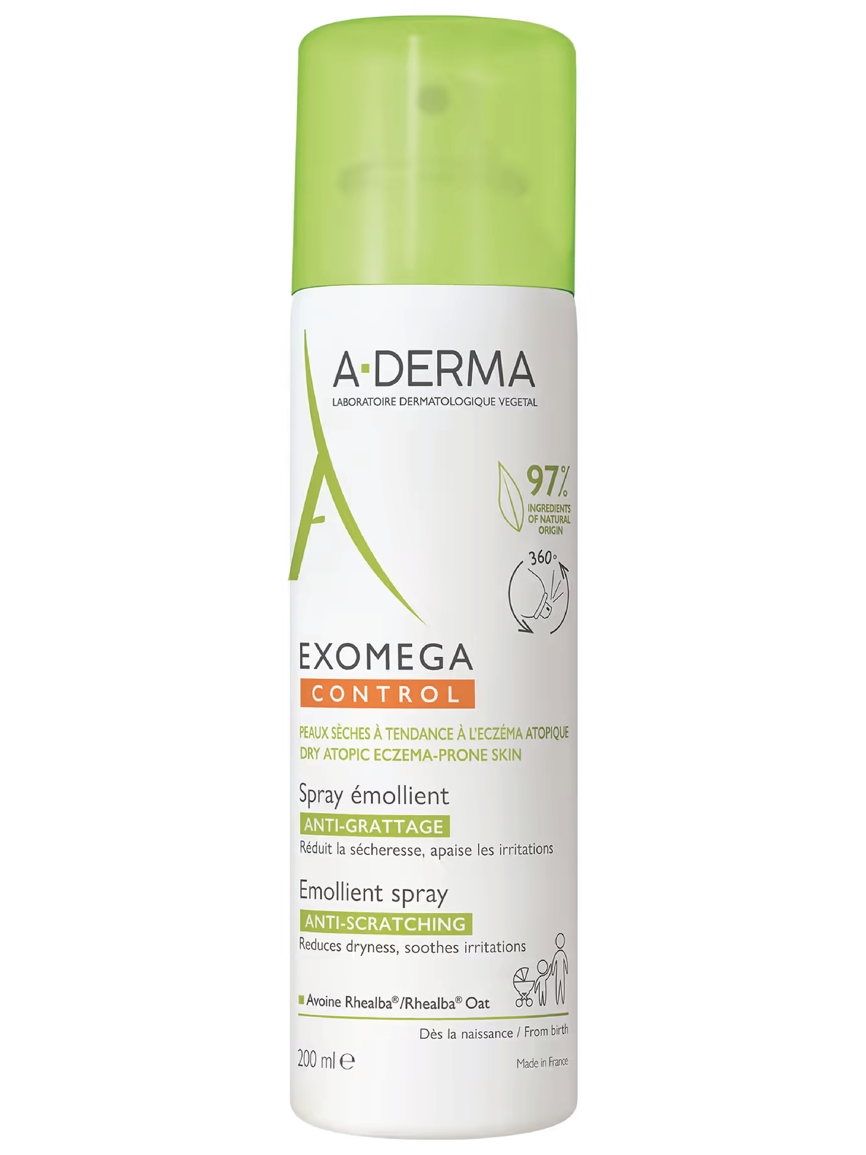 A-Derma Exomega Control Spray, 200 ml