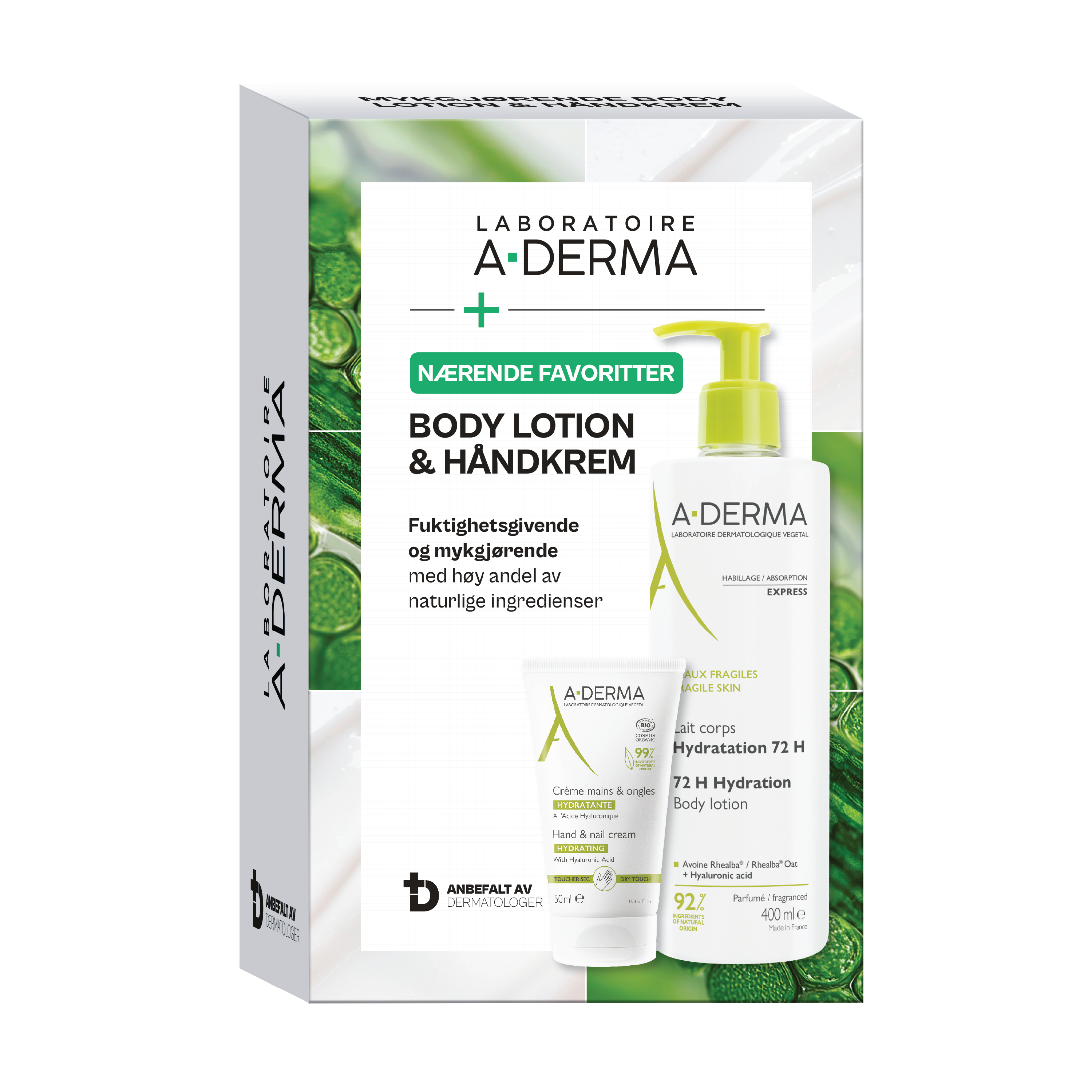 A-Derma Body & Hand Gavesett, 1 sett