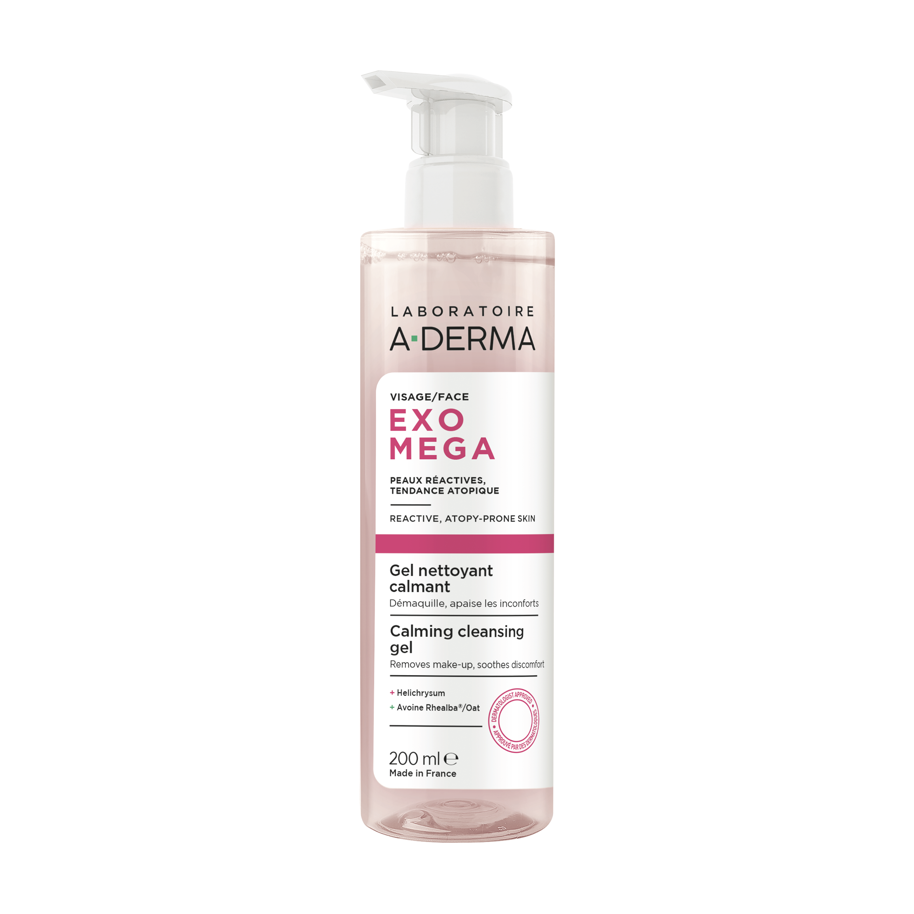 A-Derma Exomega Calming Cleansing Gel, 200 ml