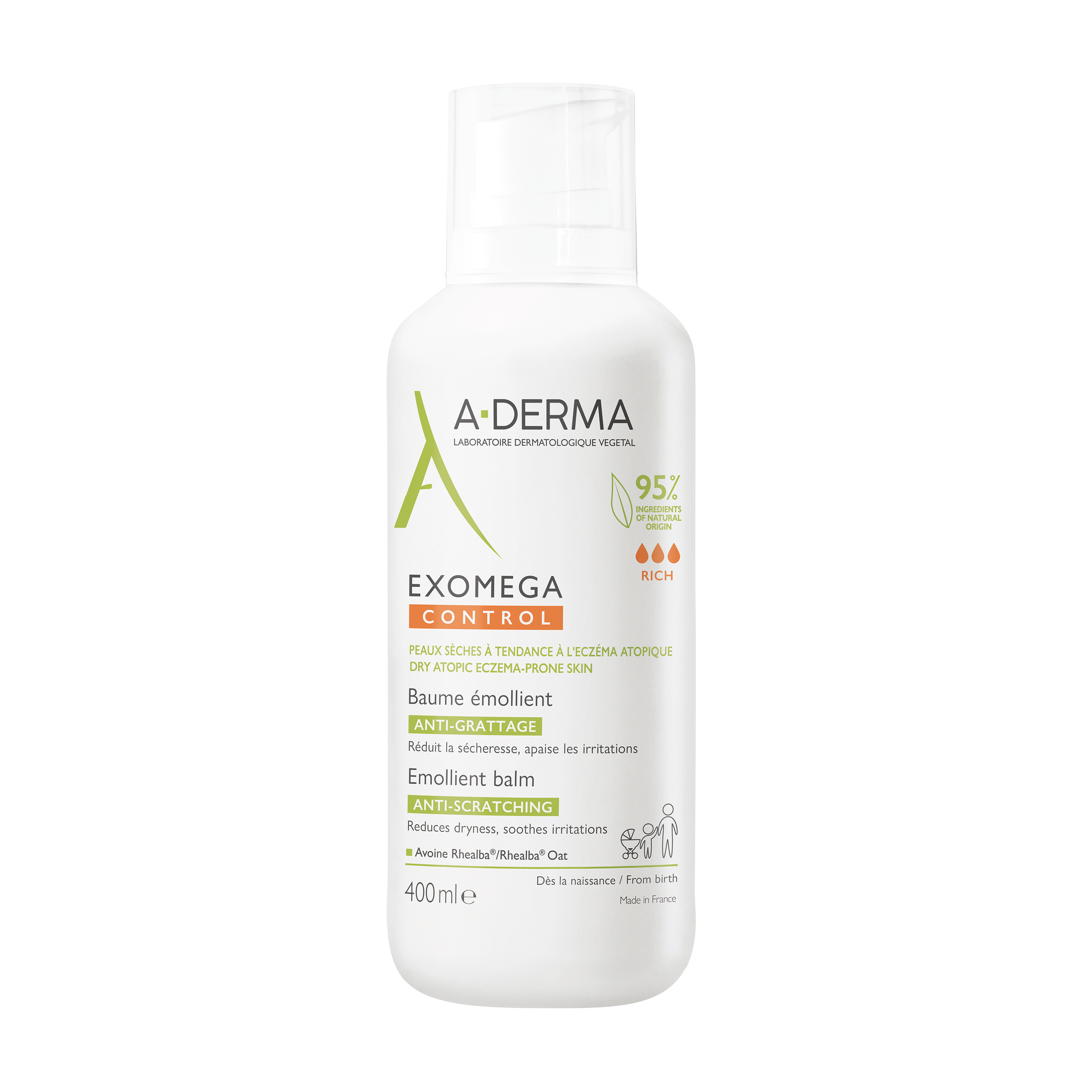 A-Derma Exomega Control Balm, 400 ml