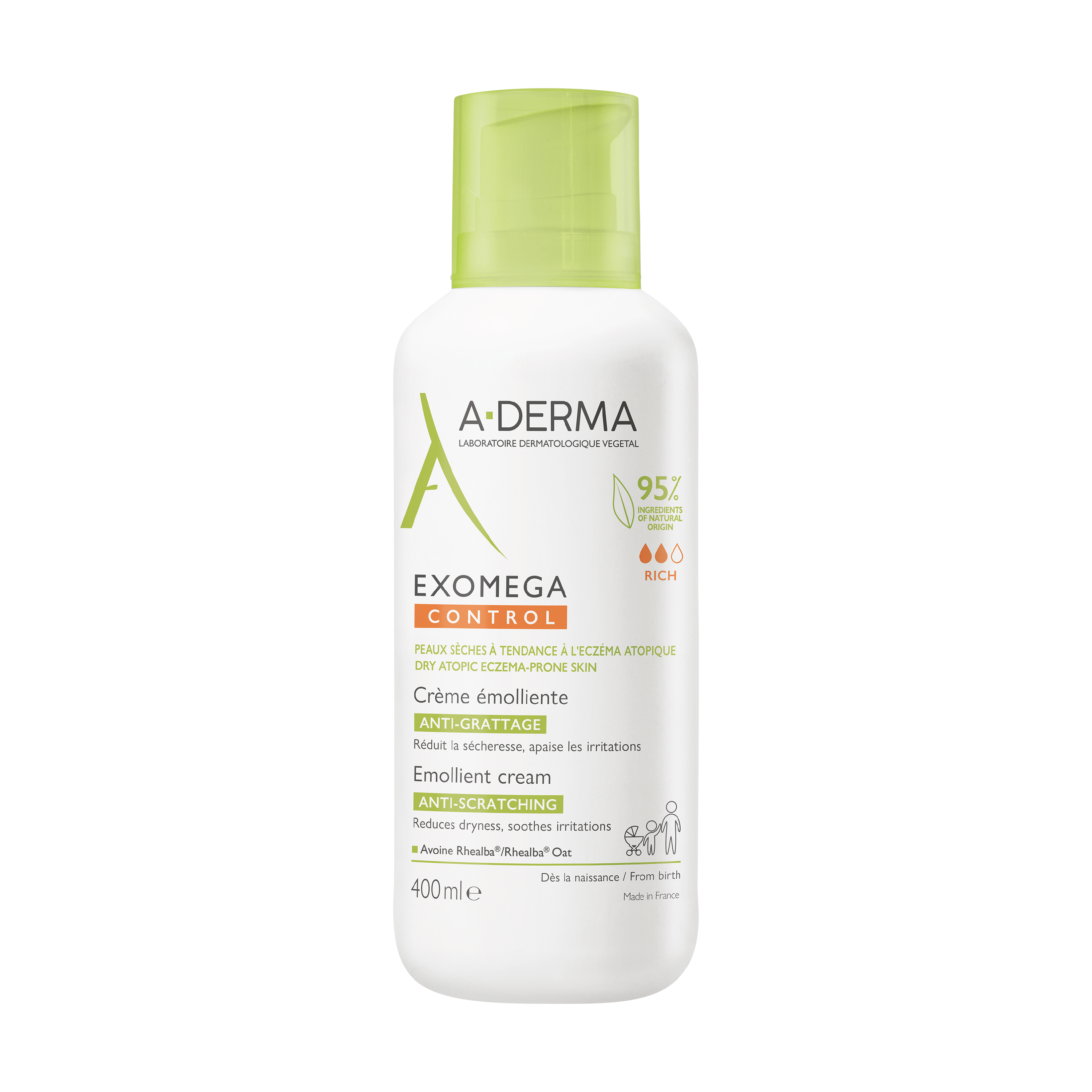 A-Derma Exomega Control Cream, 400 ml