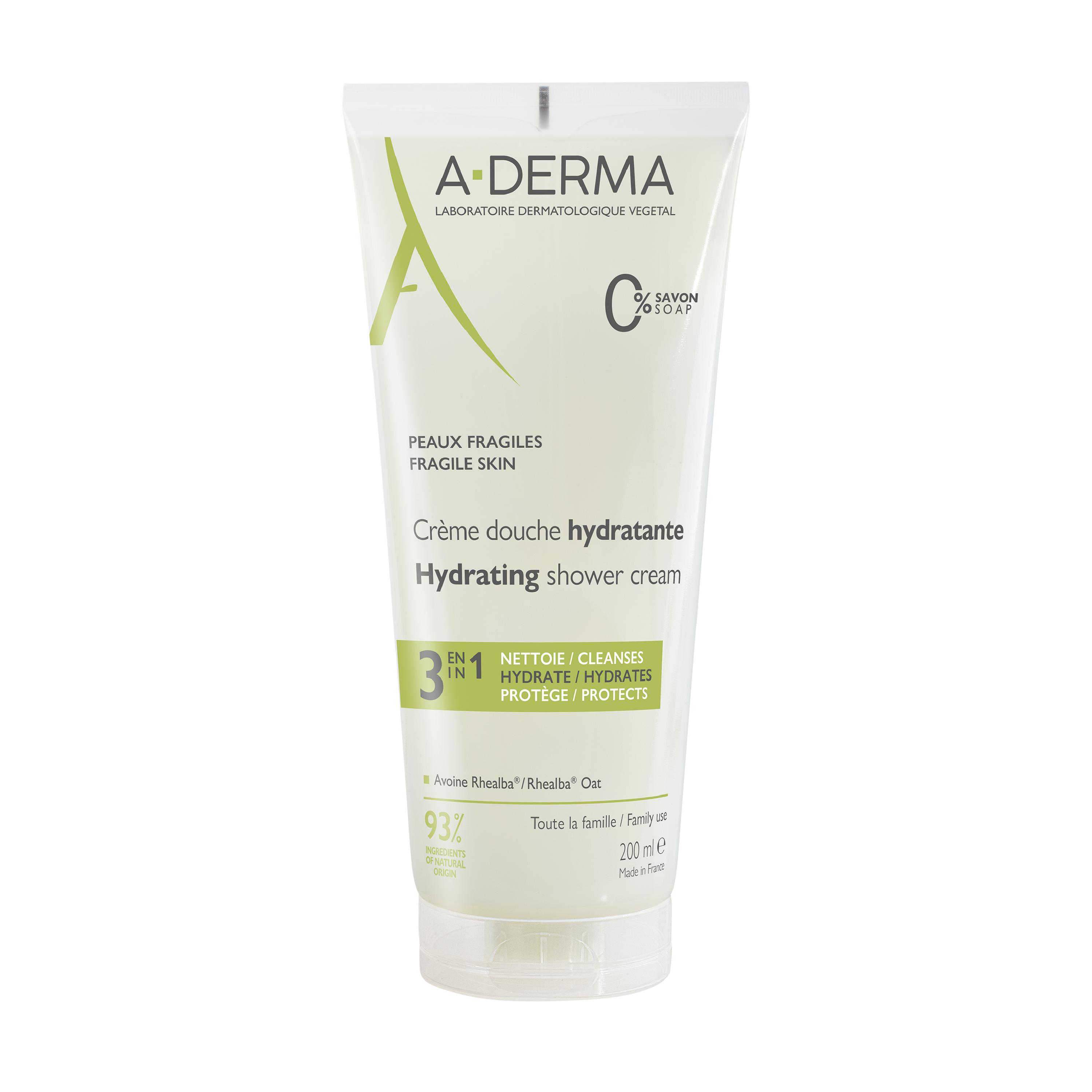 ADerma HydraProtective Shower Gel, 200 ml Dusj og bad Farmasiet.no