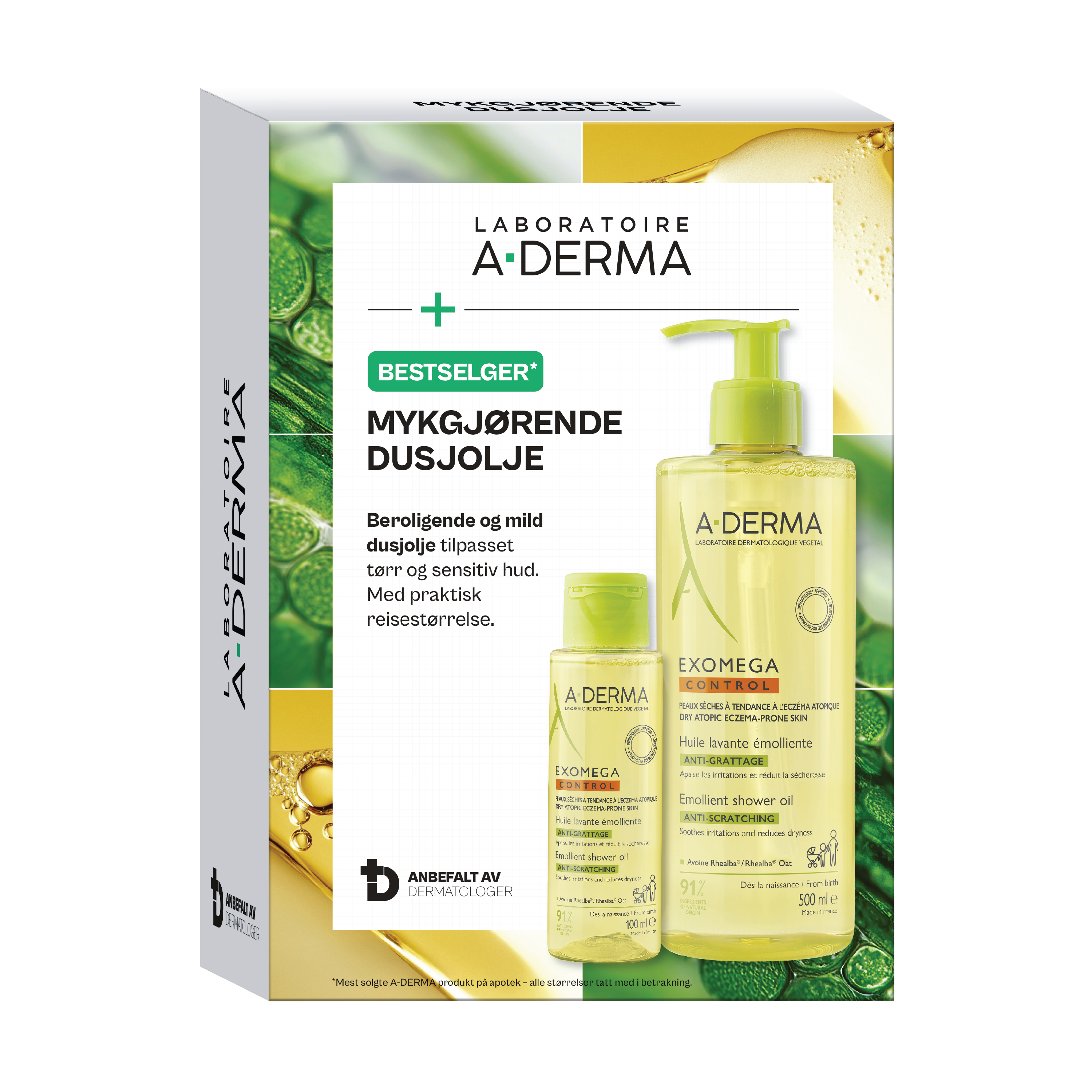 A-Derma Shower Oil Gavesett, 1 sett