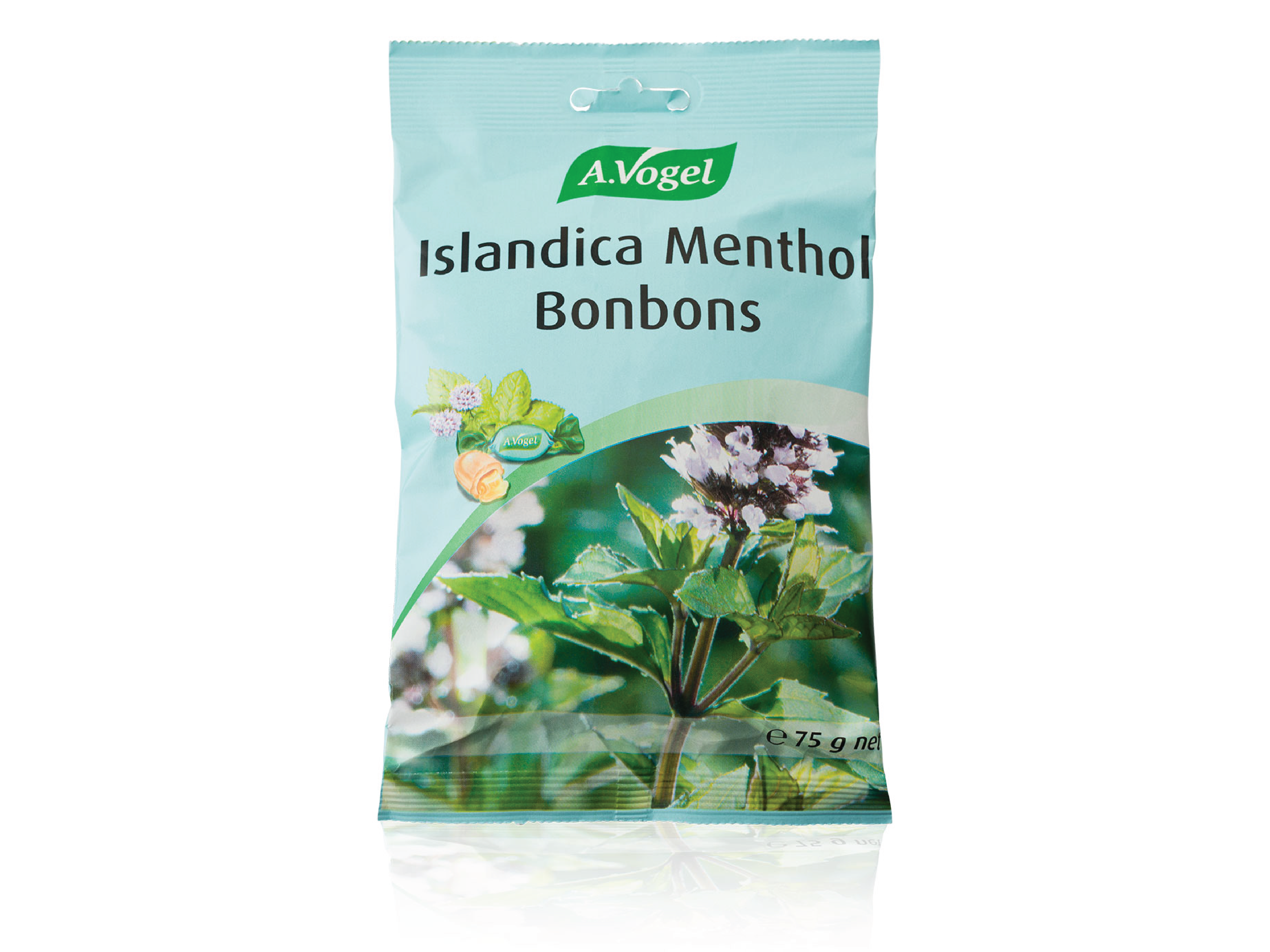 A.Vogel Islandica Menthol Bonbons, 75 gram