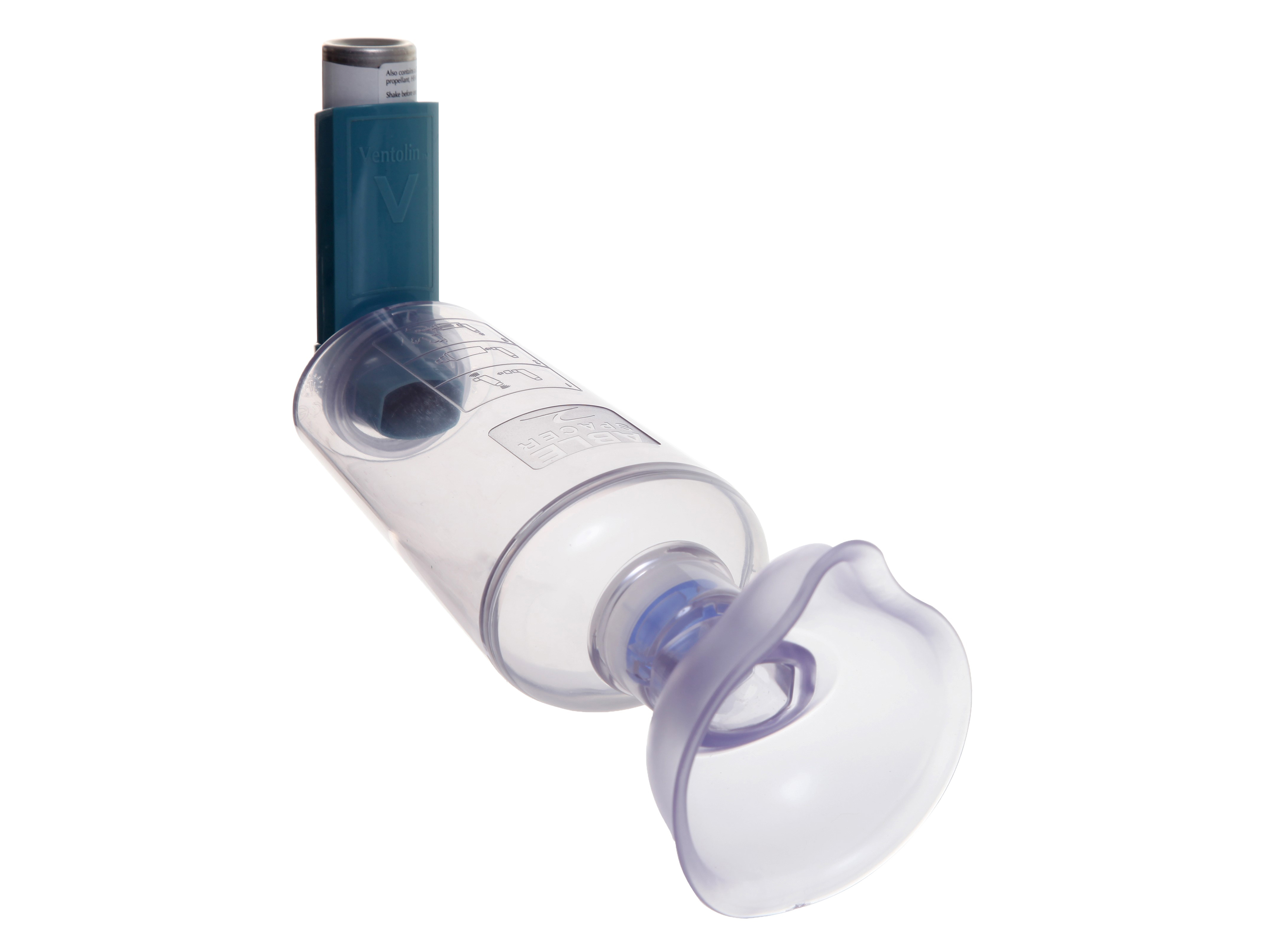 Ablespacer Inhalasjonskammer med maske S, Paser til 0-3 år, 1 stk.