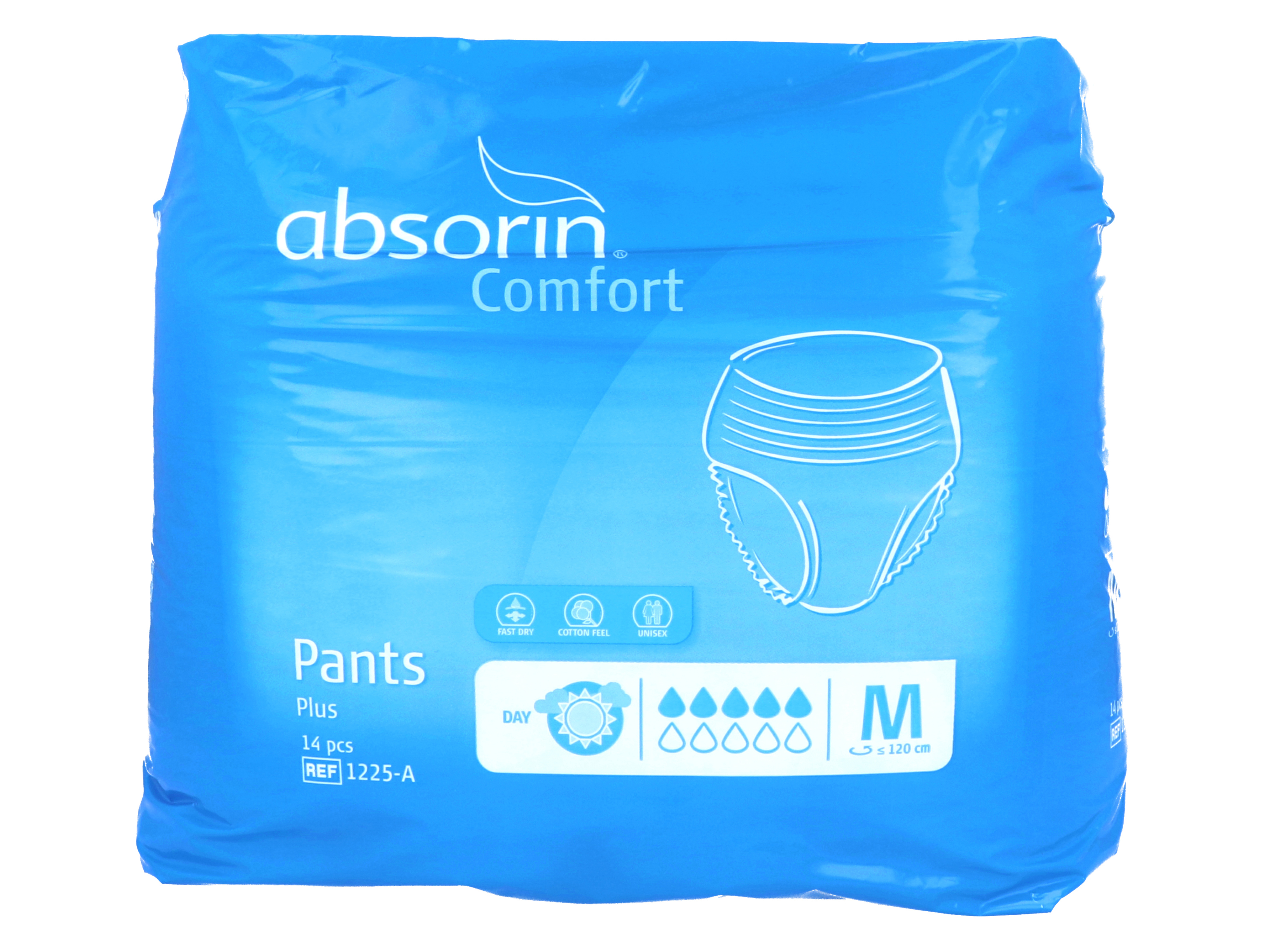 Absorin Comfort Pants Plus, Medium, 14 stk.