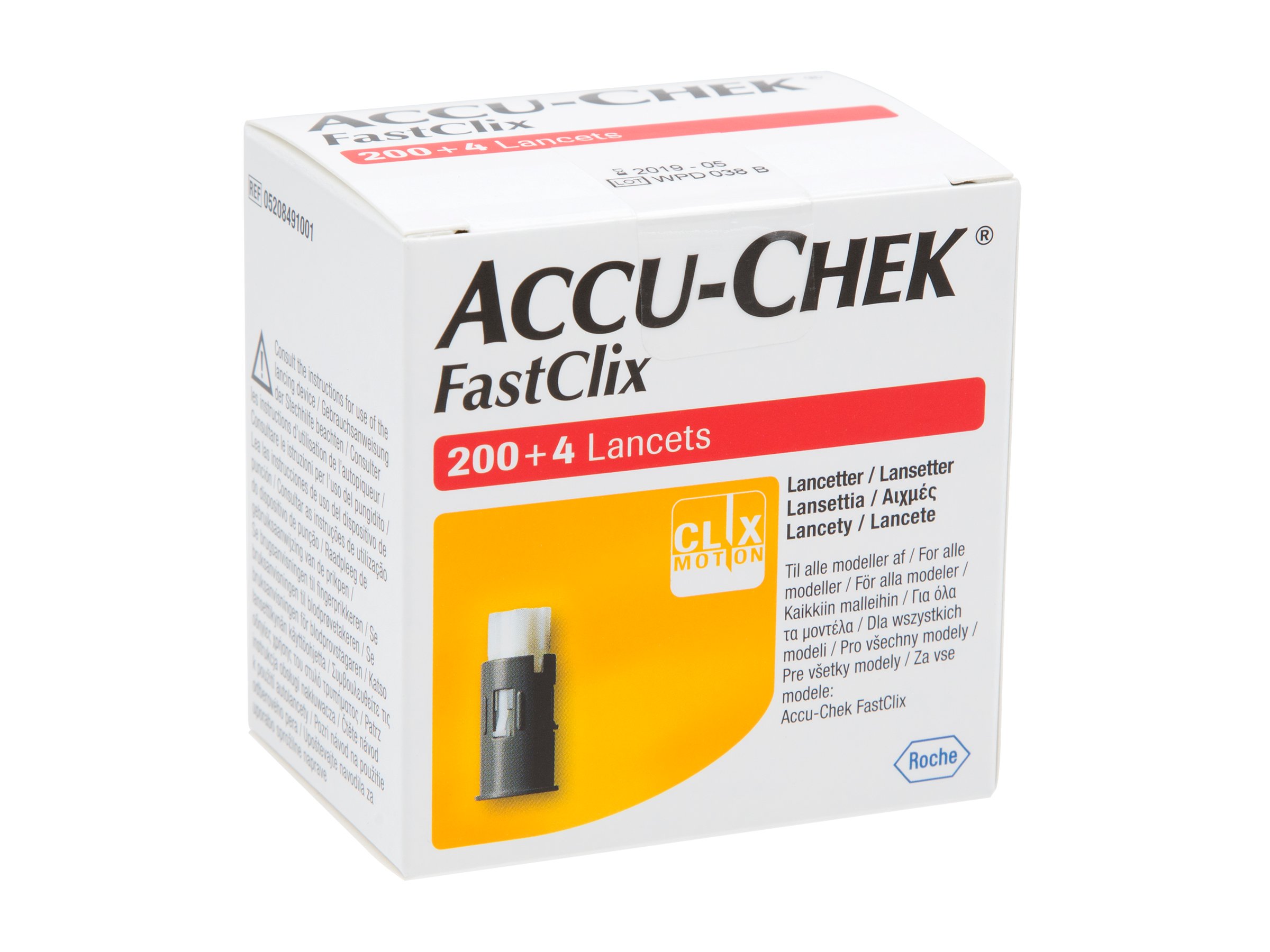 Accu-Chek Fastclix lansettrommel, 204 stk