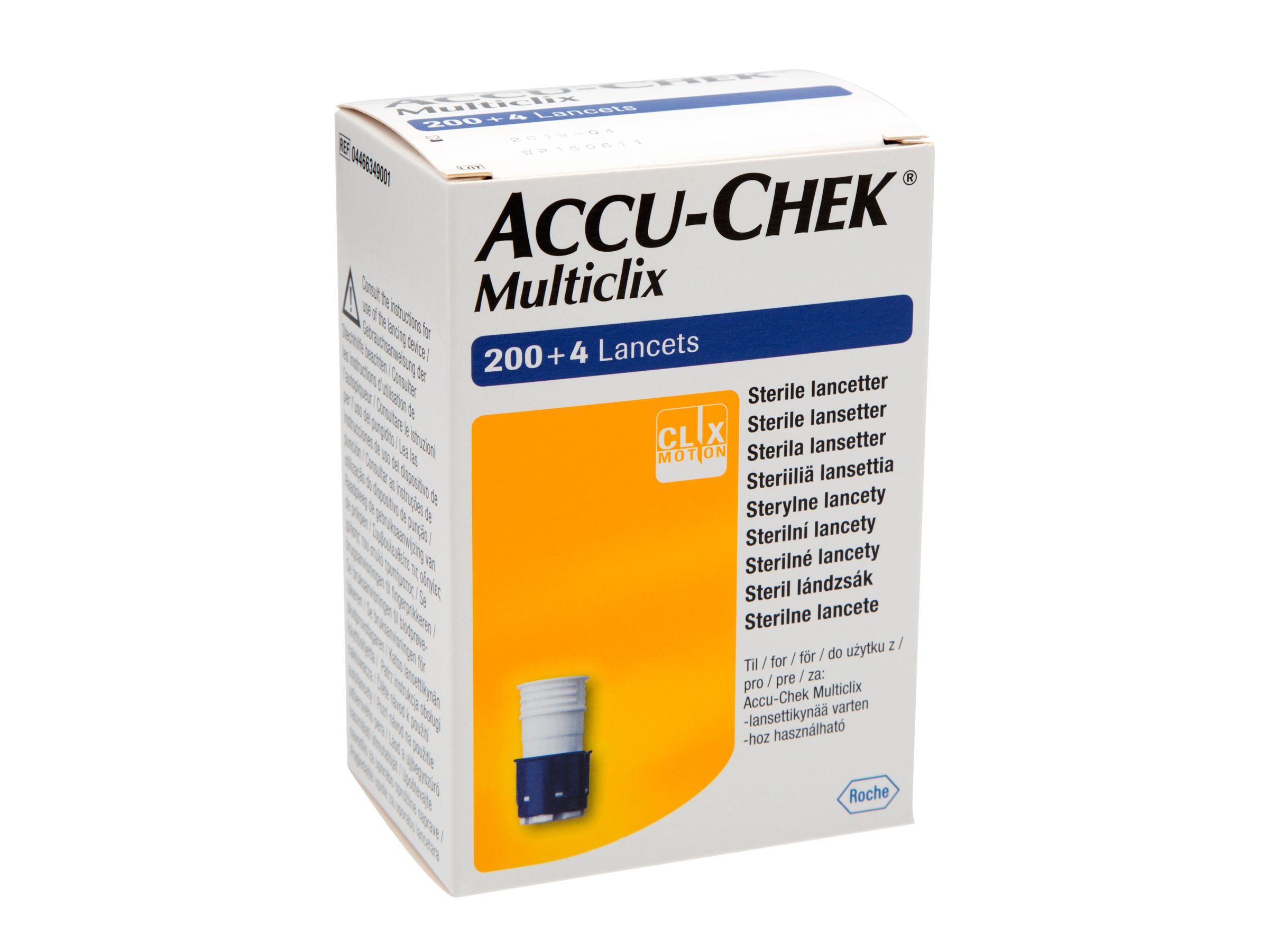 Accu-Chek multiclix lansett, 204 stk.