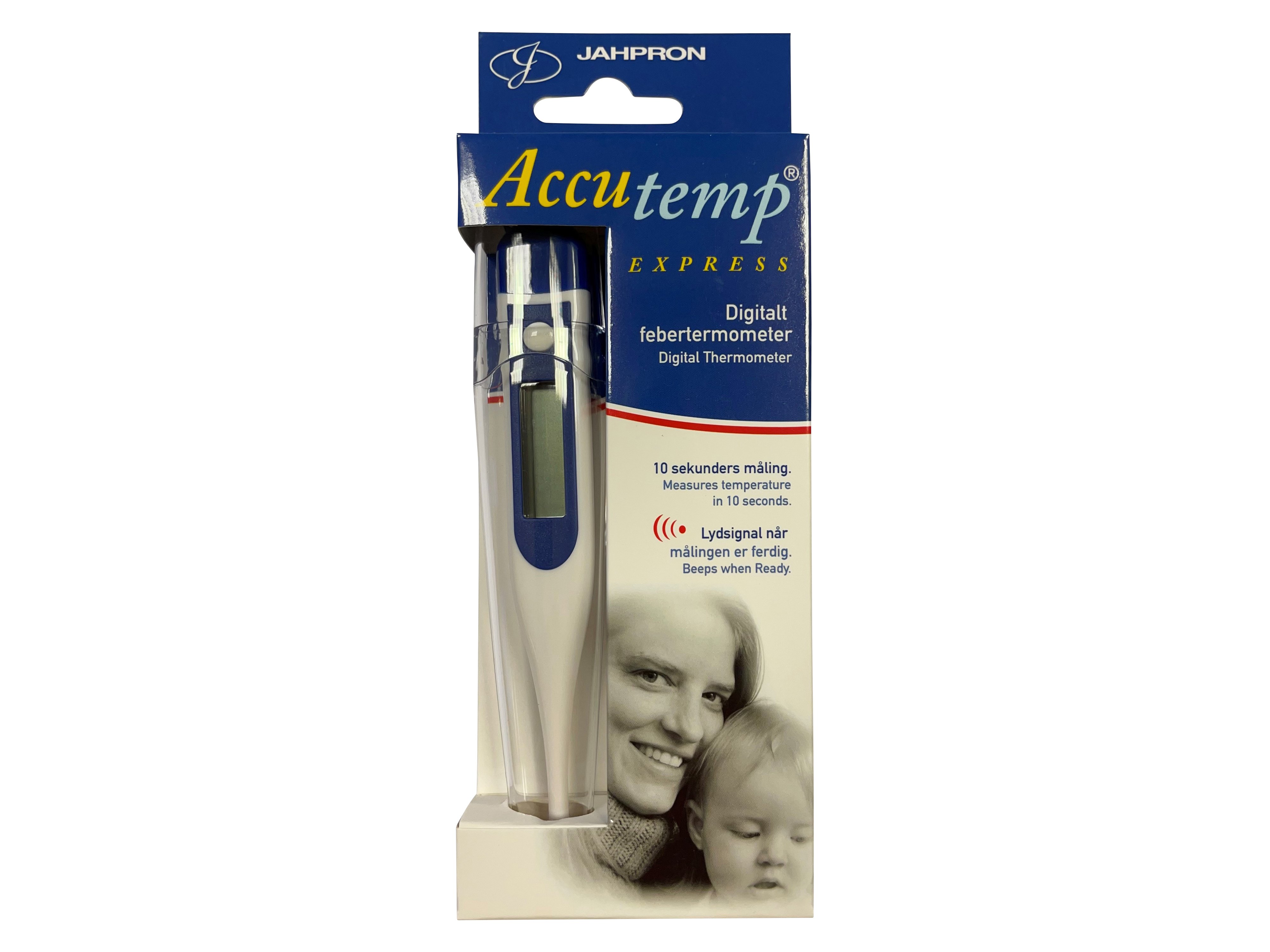 Accu-Temp Digitalt Febertermometer, 10 sek, 1 stk.