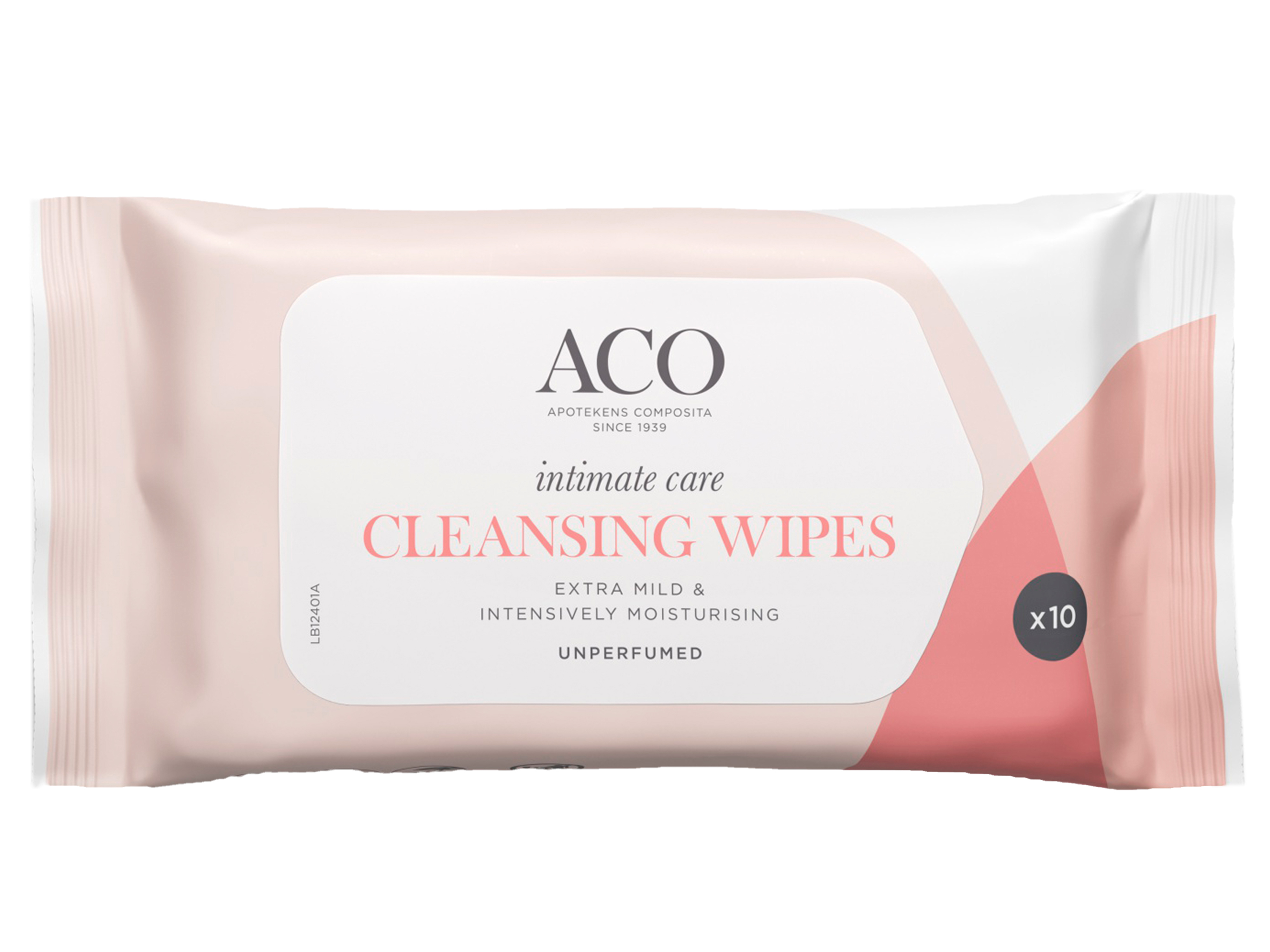 ACO Intimate Care Cleansing Wipes, 10 stk