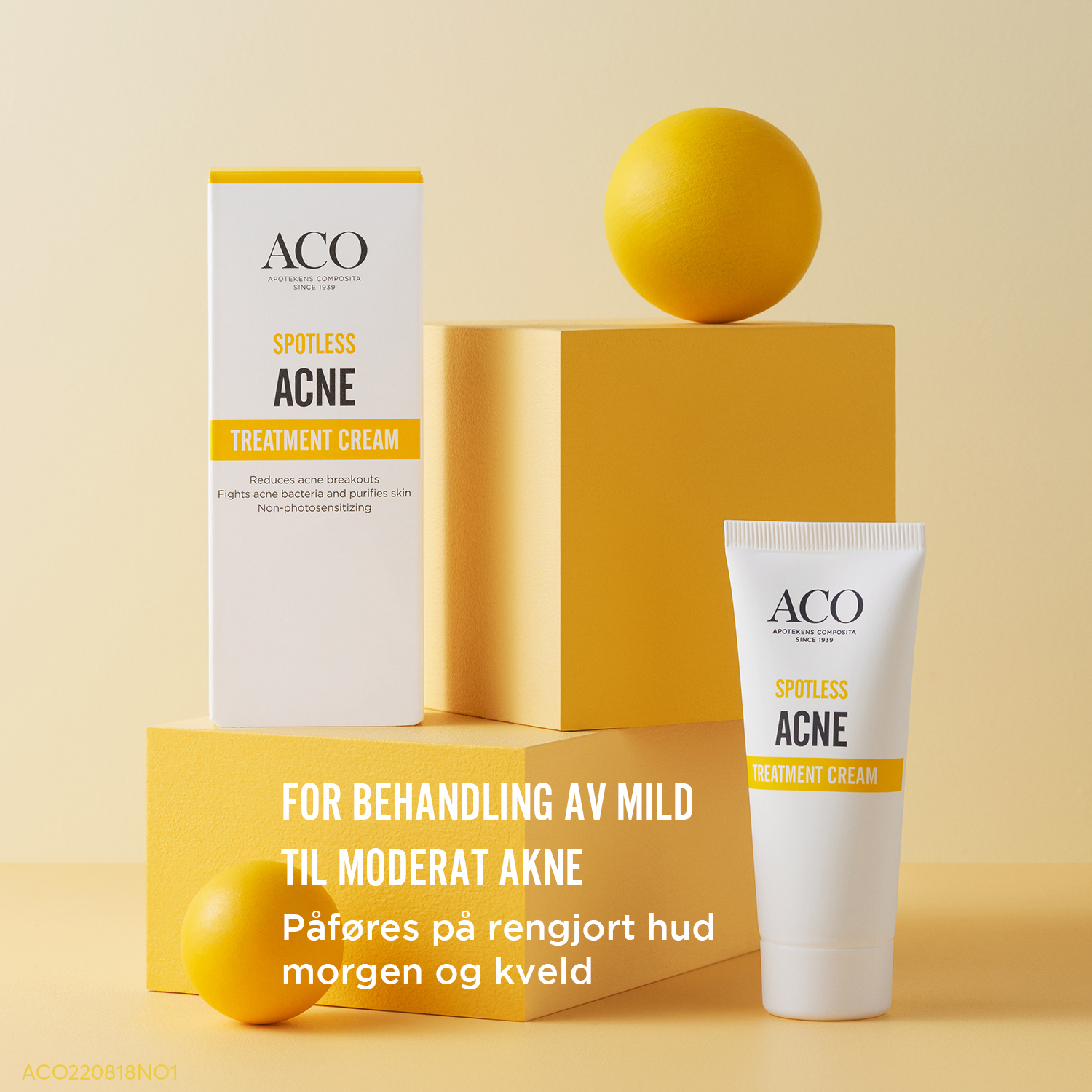 ACO Spotless Acne Skin Treatment Cream, 30 g