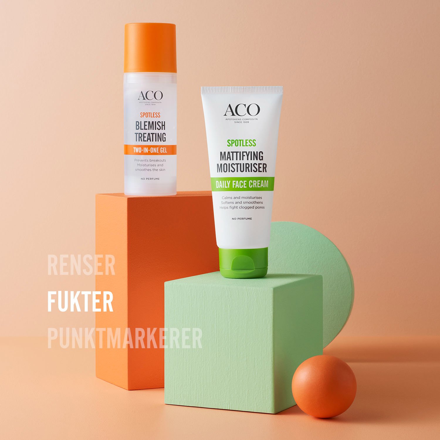 ACO Spotless Mattifying Moisturiser Daily Face Cream u/p, 60 ml