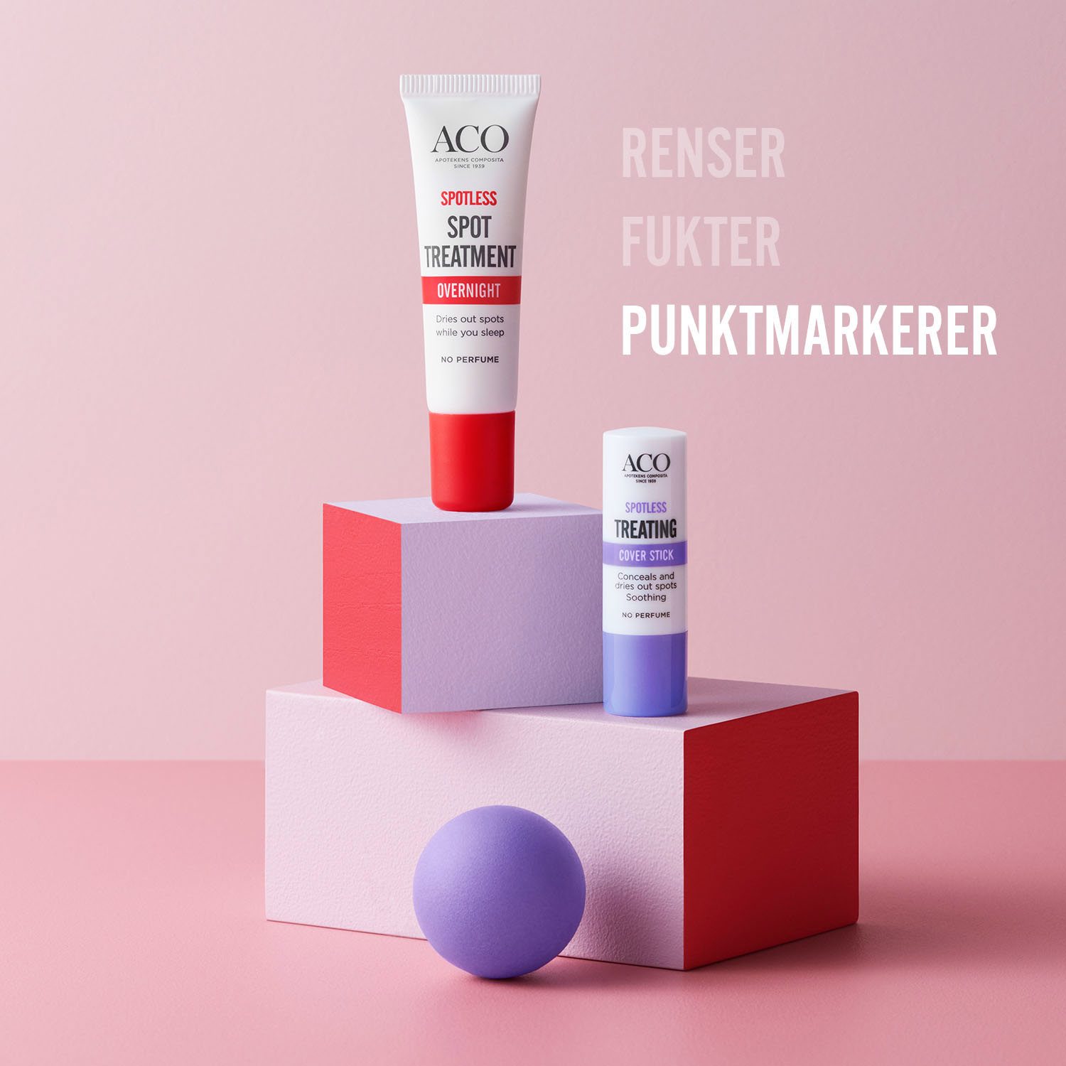 ACO Spotless Treating Cover Stick up, 3,5 g