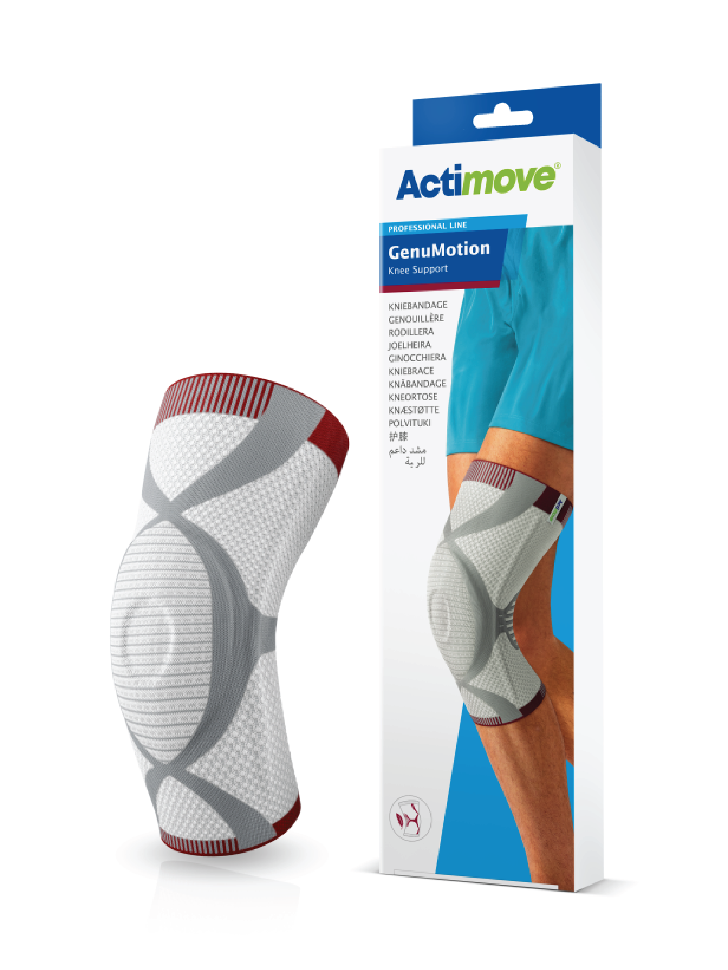 Actimove GenuMotion knestøtte, X-Large, 1 stk.