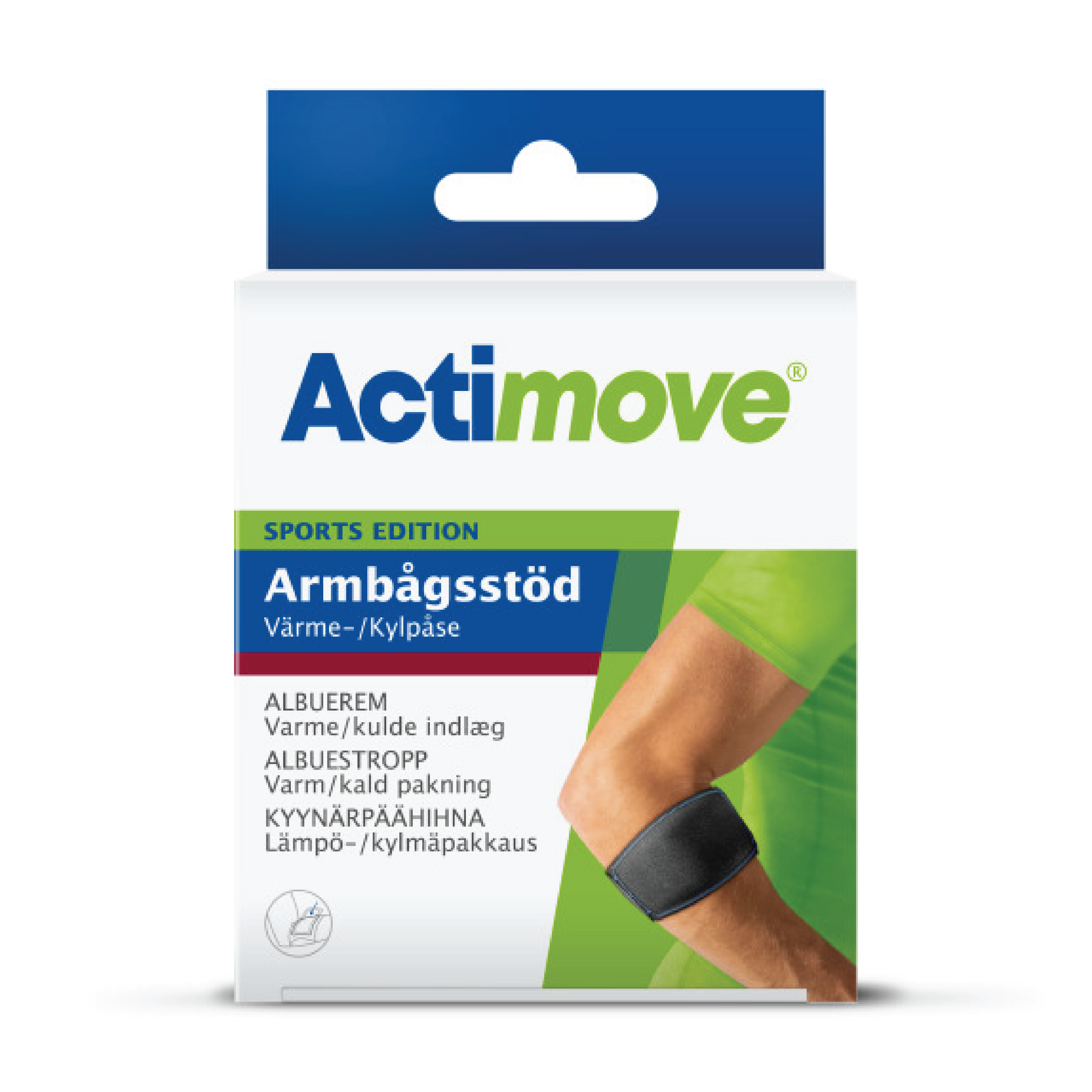 Actimove Sports Edition Albuestropp varme/kjølepakke, One-size, 1 stk.