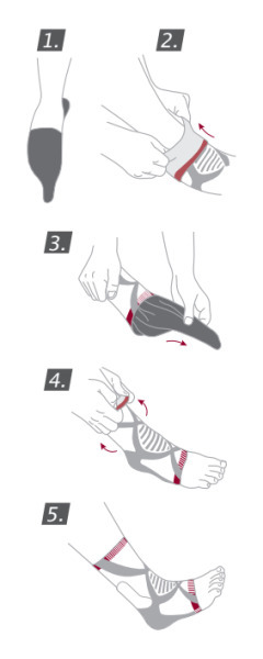Actimove TaloMotion ankelstøtte venstre, Medium, 1 stk.