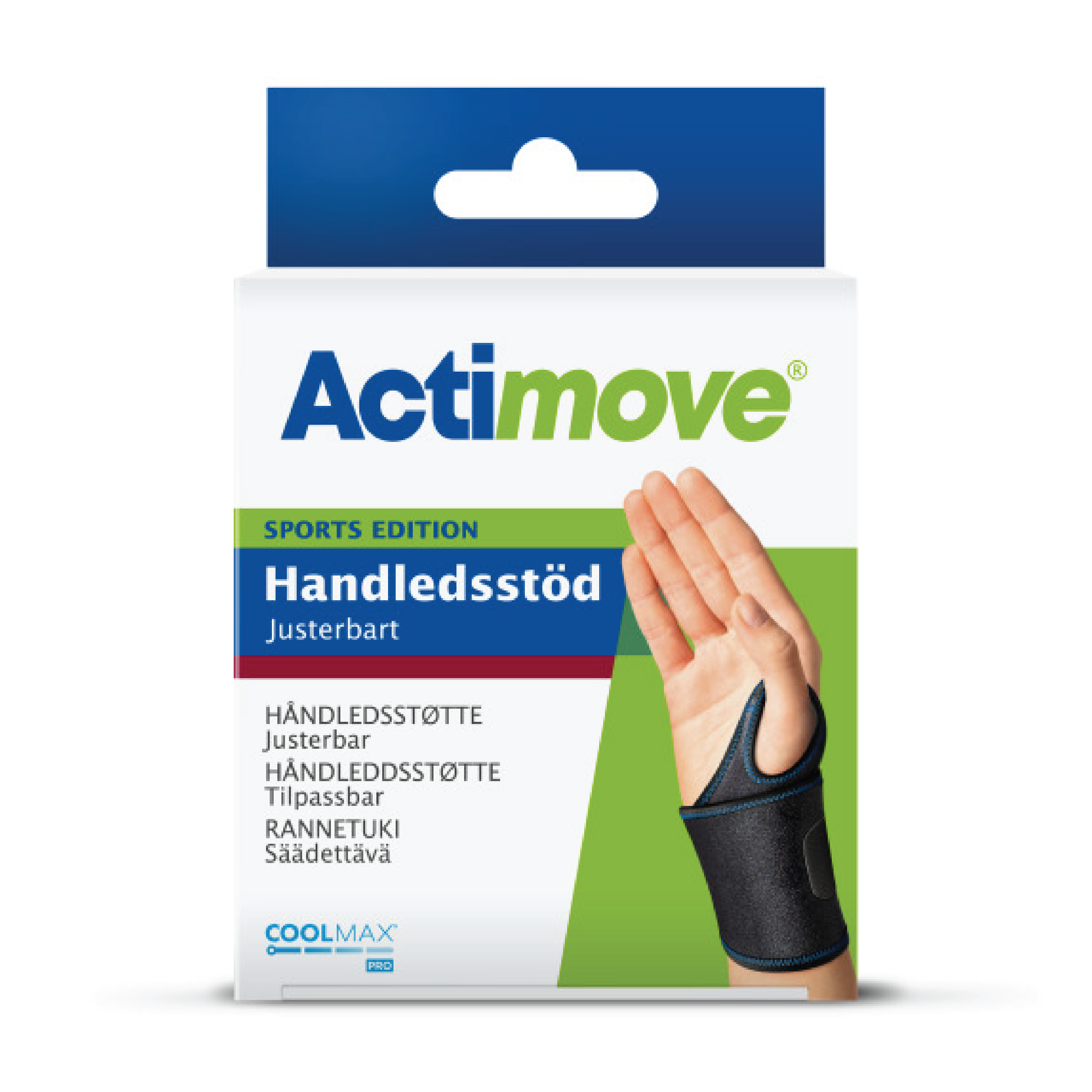 Actimove Sports Edition Håndleddstøtte Justerbar, One-size, 1 stk.