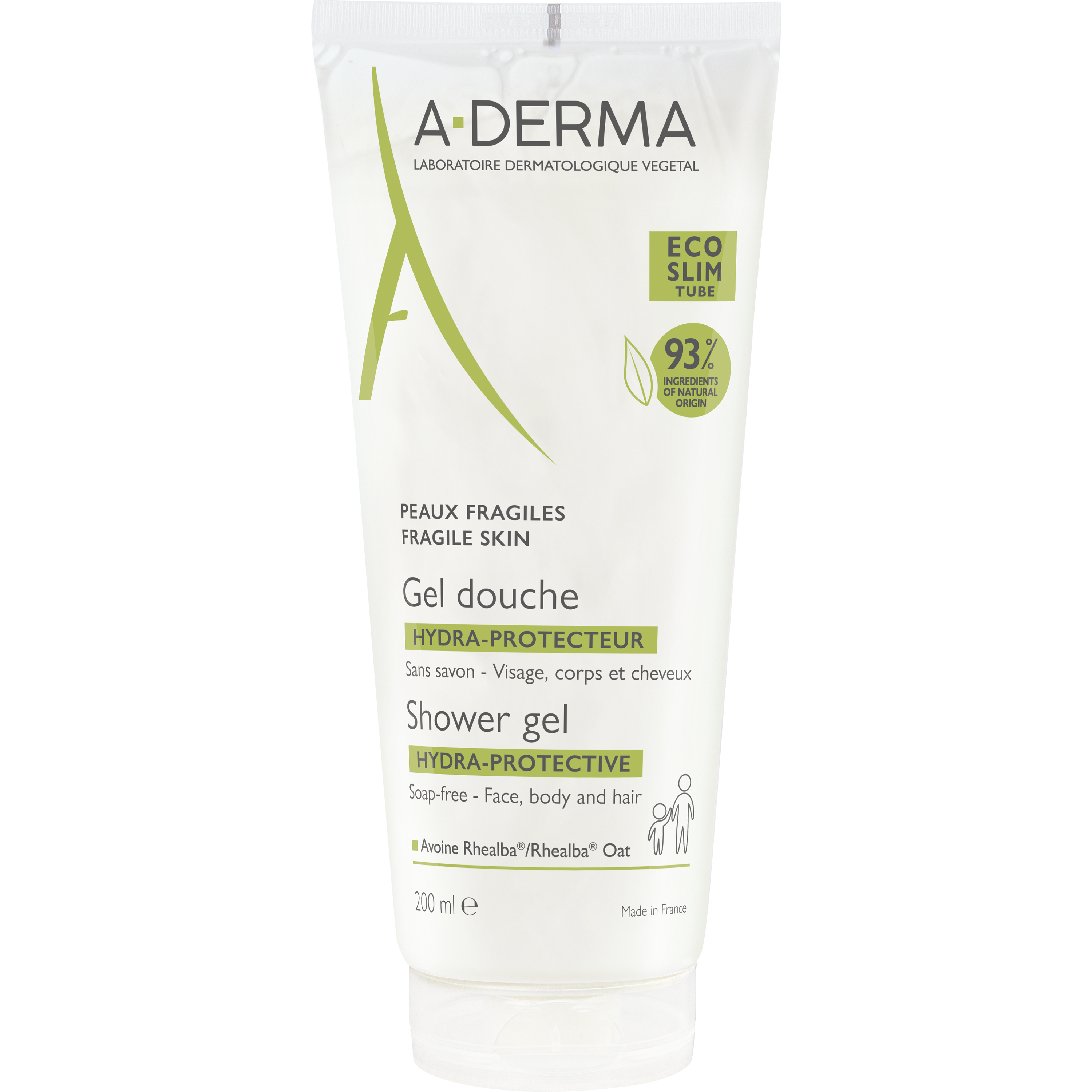 A-Derma Hydra-Protective Shower Gel, 200 ml