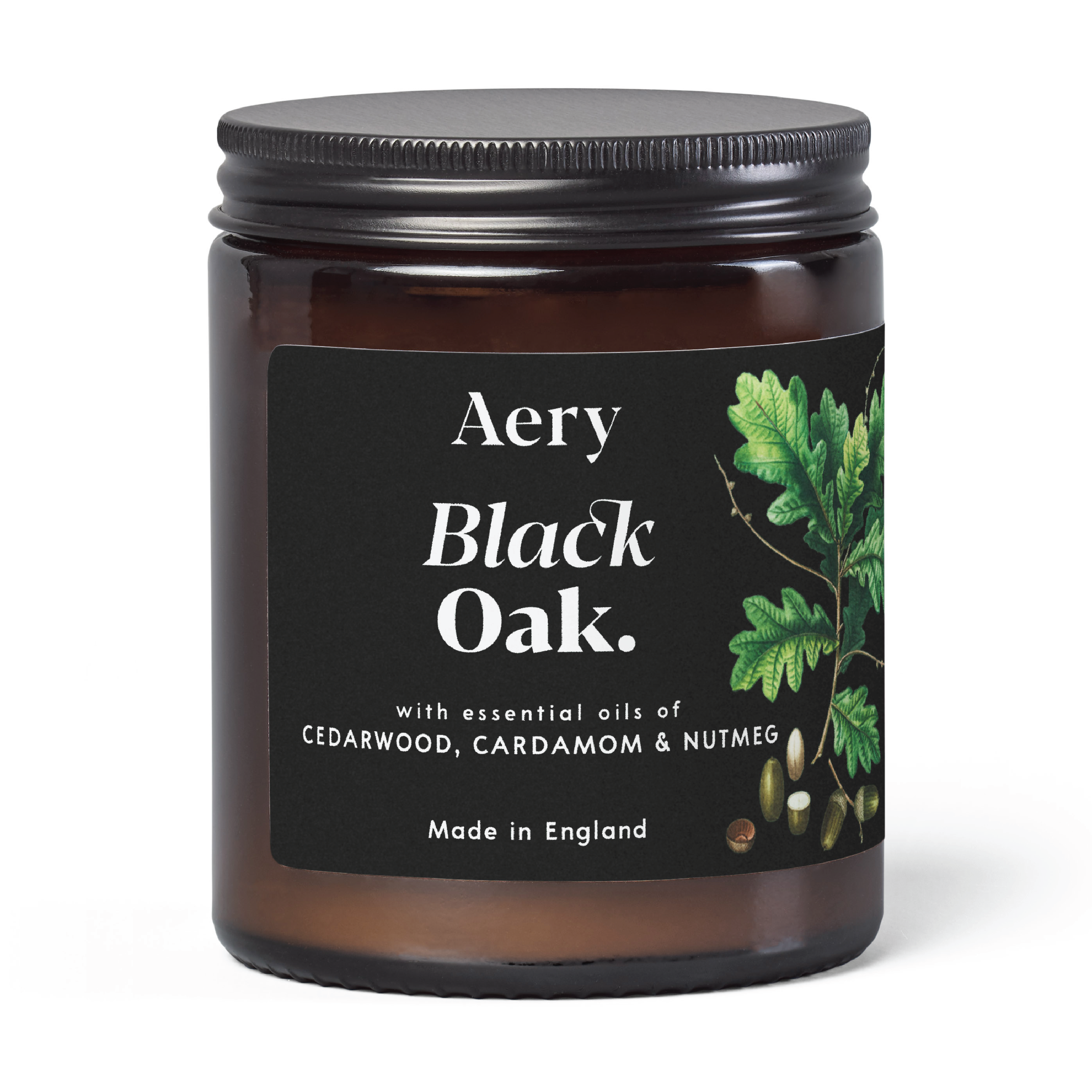 Aery Living Black Oak Jar Candle, 140 g