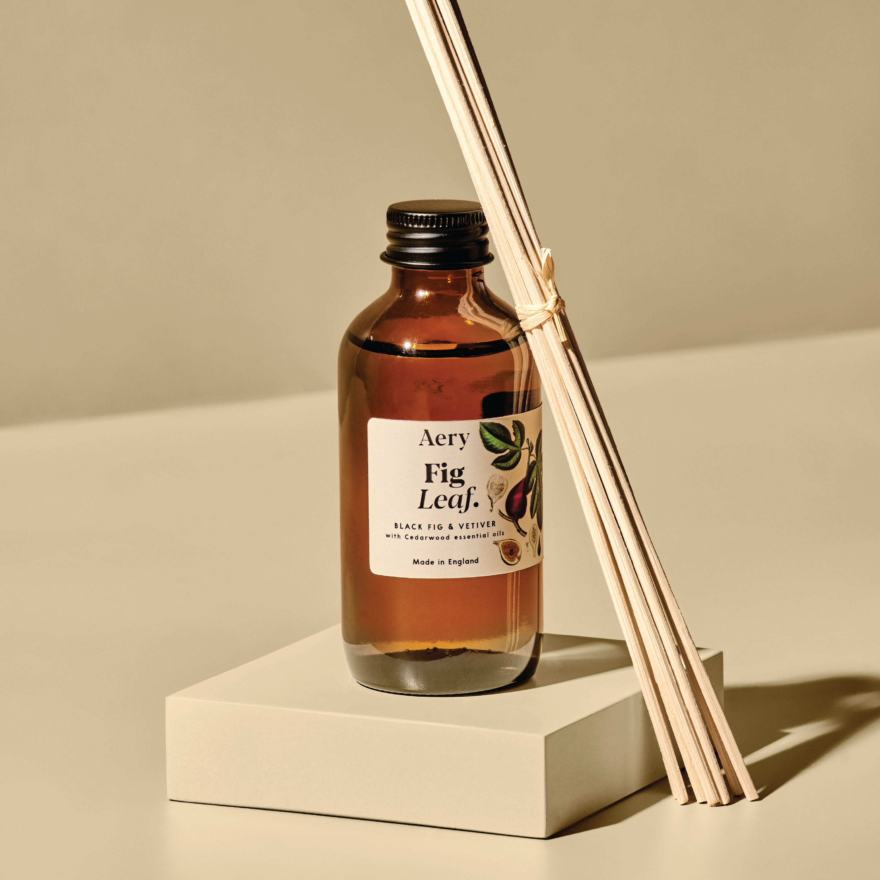 Aery Living Fig Leaf Amber Diffuser 100ml, 100 ml