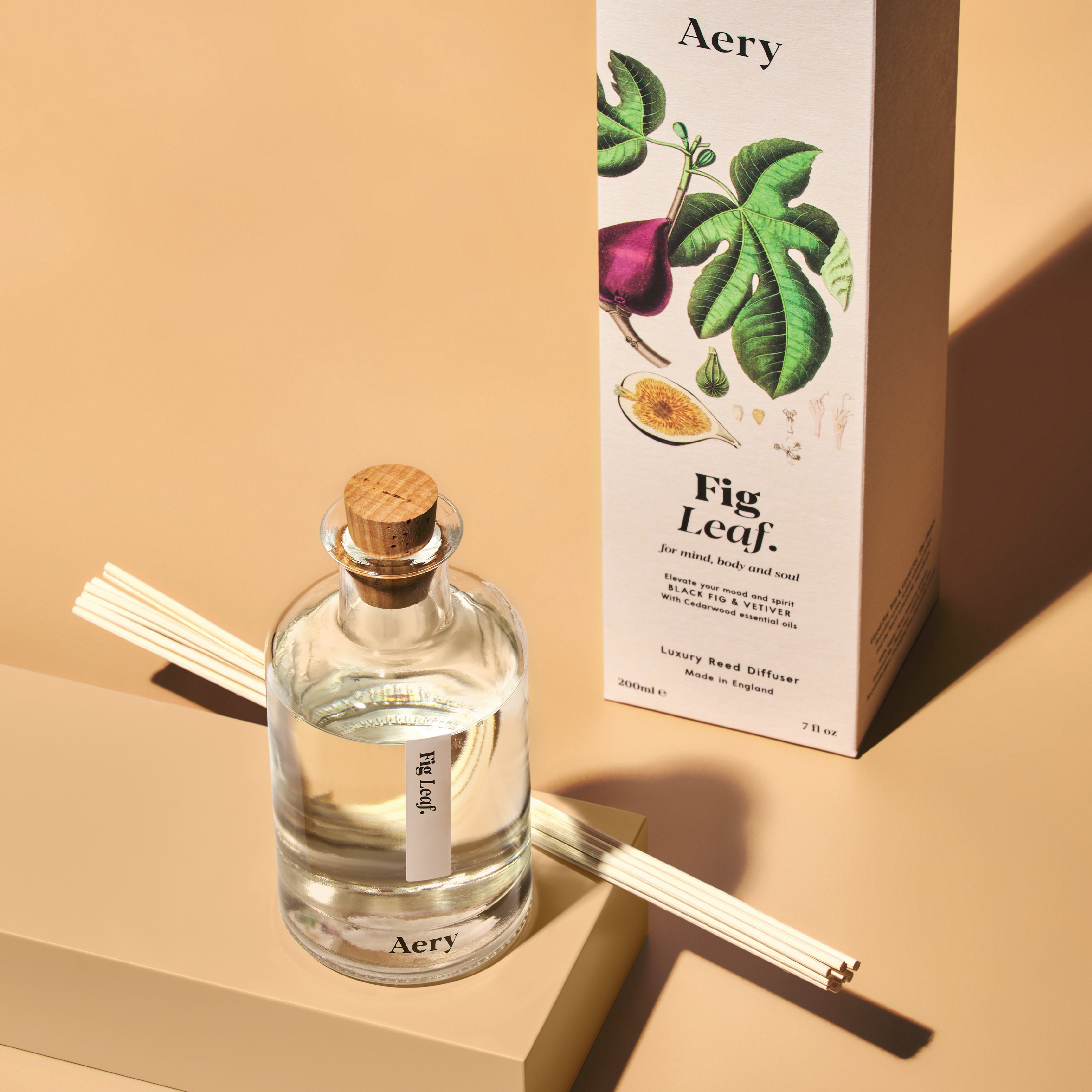 Aery Living Fig Leaf Diffuser, 200 ml
