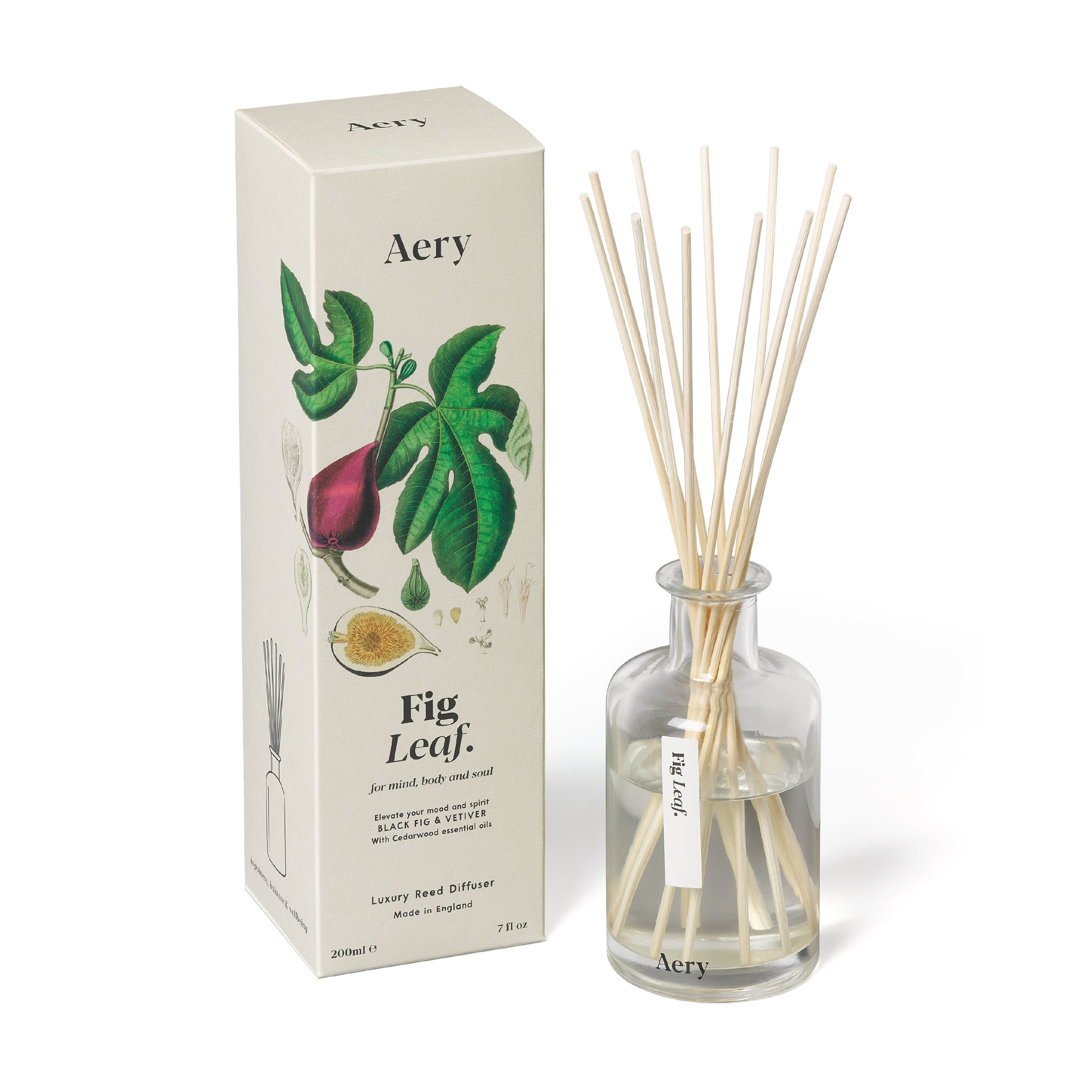 Aery Living Fig Leaf Diffuser, 200 ml