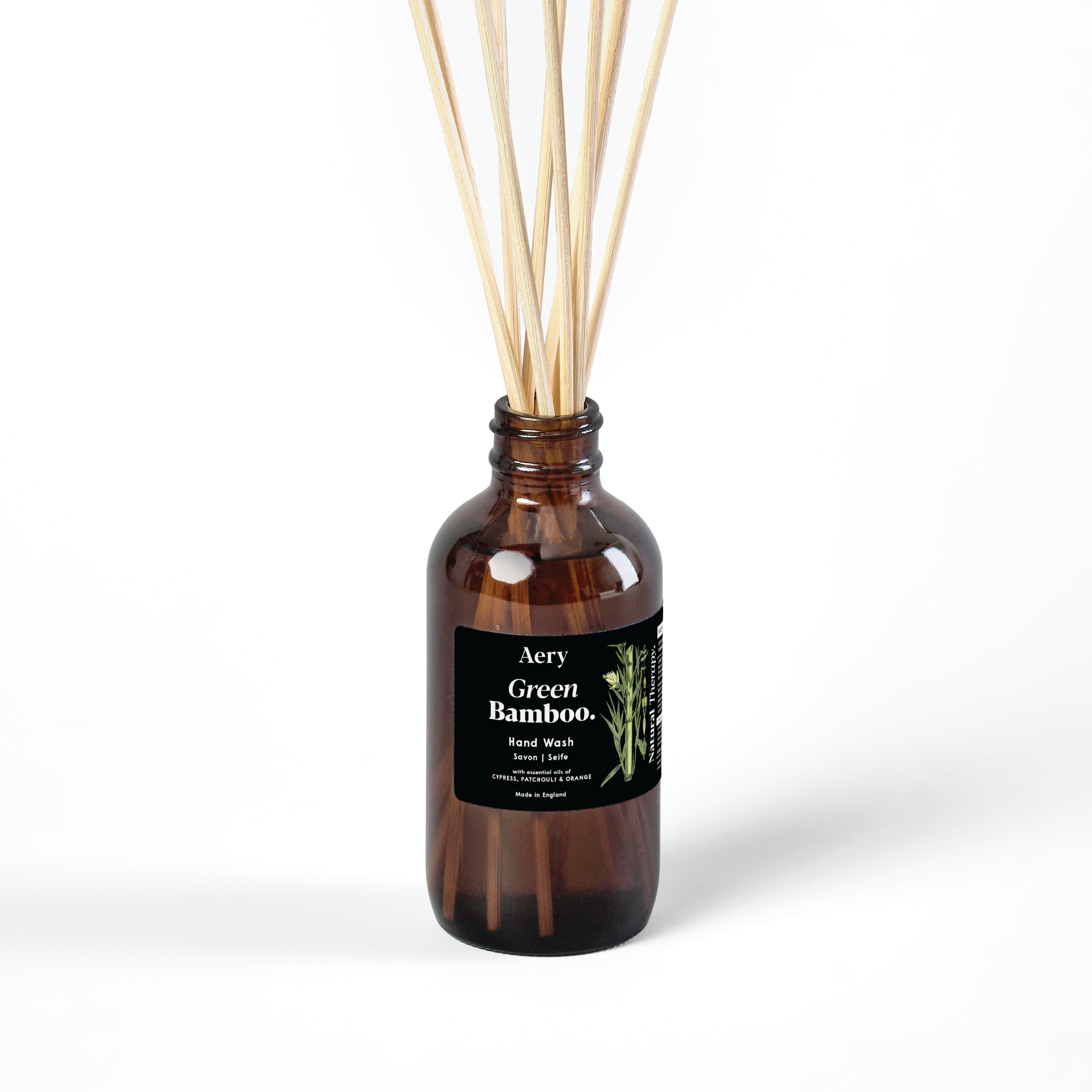 Aery Living Green Bamboo Amber Diffuser, 100 ml