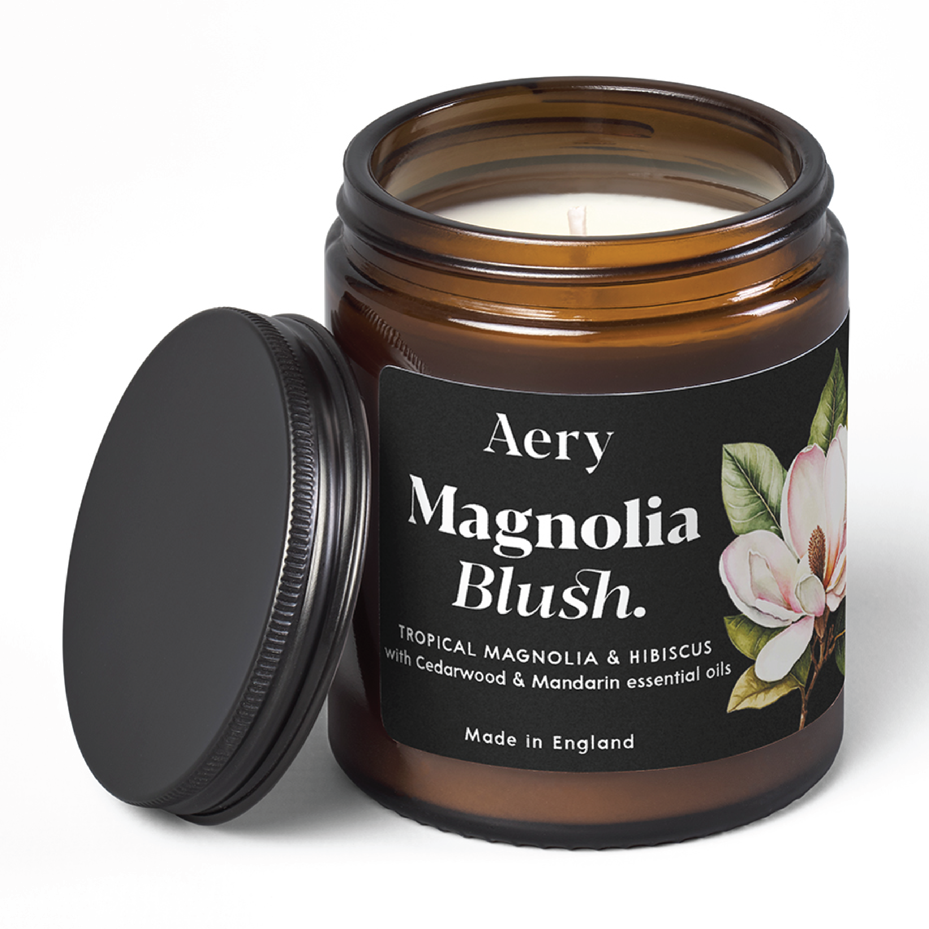Aery Living Magnolia Blush Jar Candle, 140 g